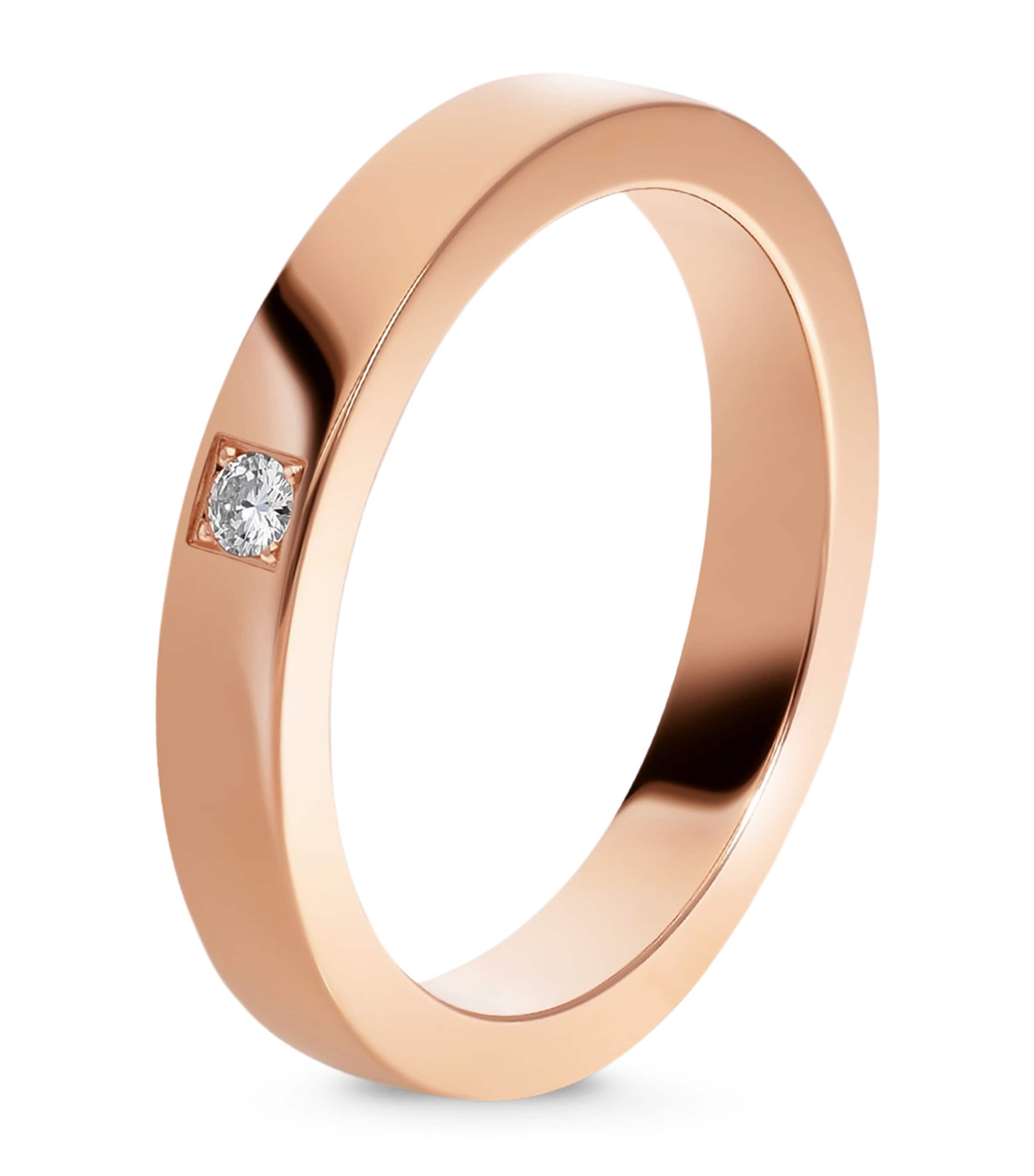Rose Gold and Diamond MarryMe Wedding Band