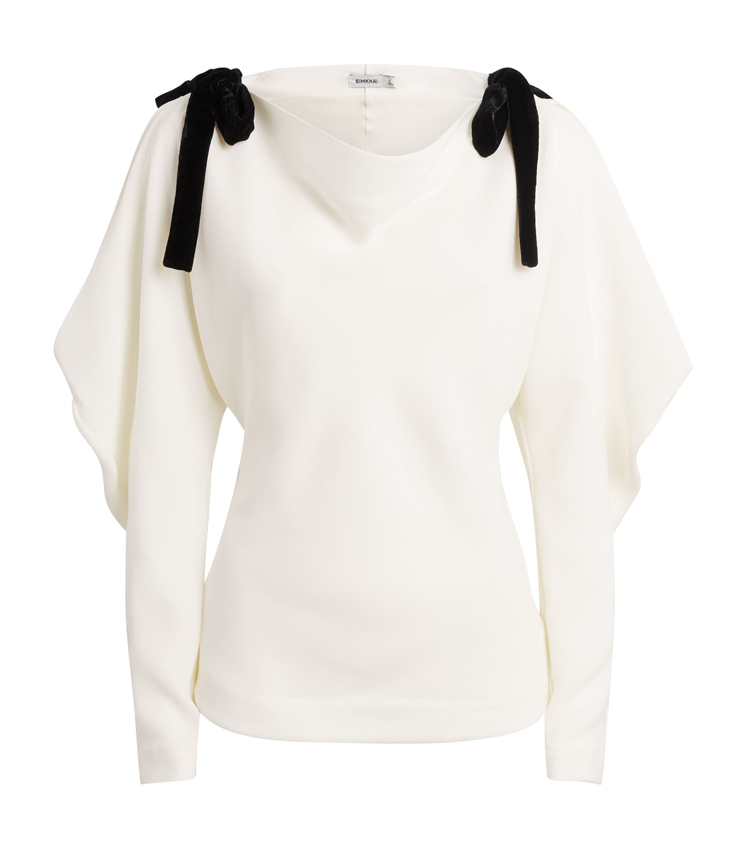 Shoulder-Tie Marlee Blouse