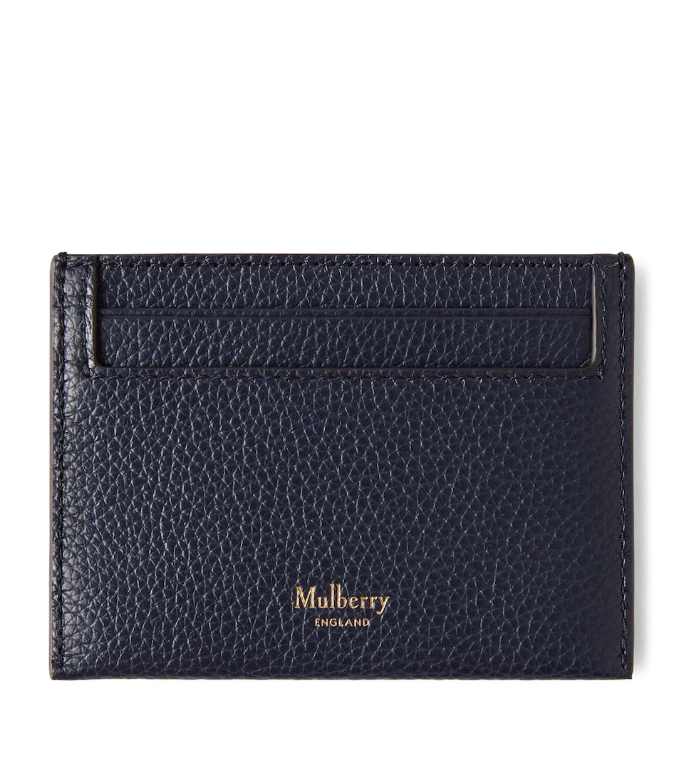 Grained Leather Card Holder
