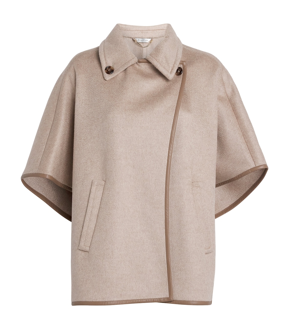 Cashmere Collar Cape