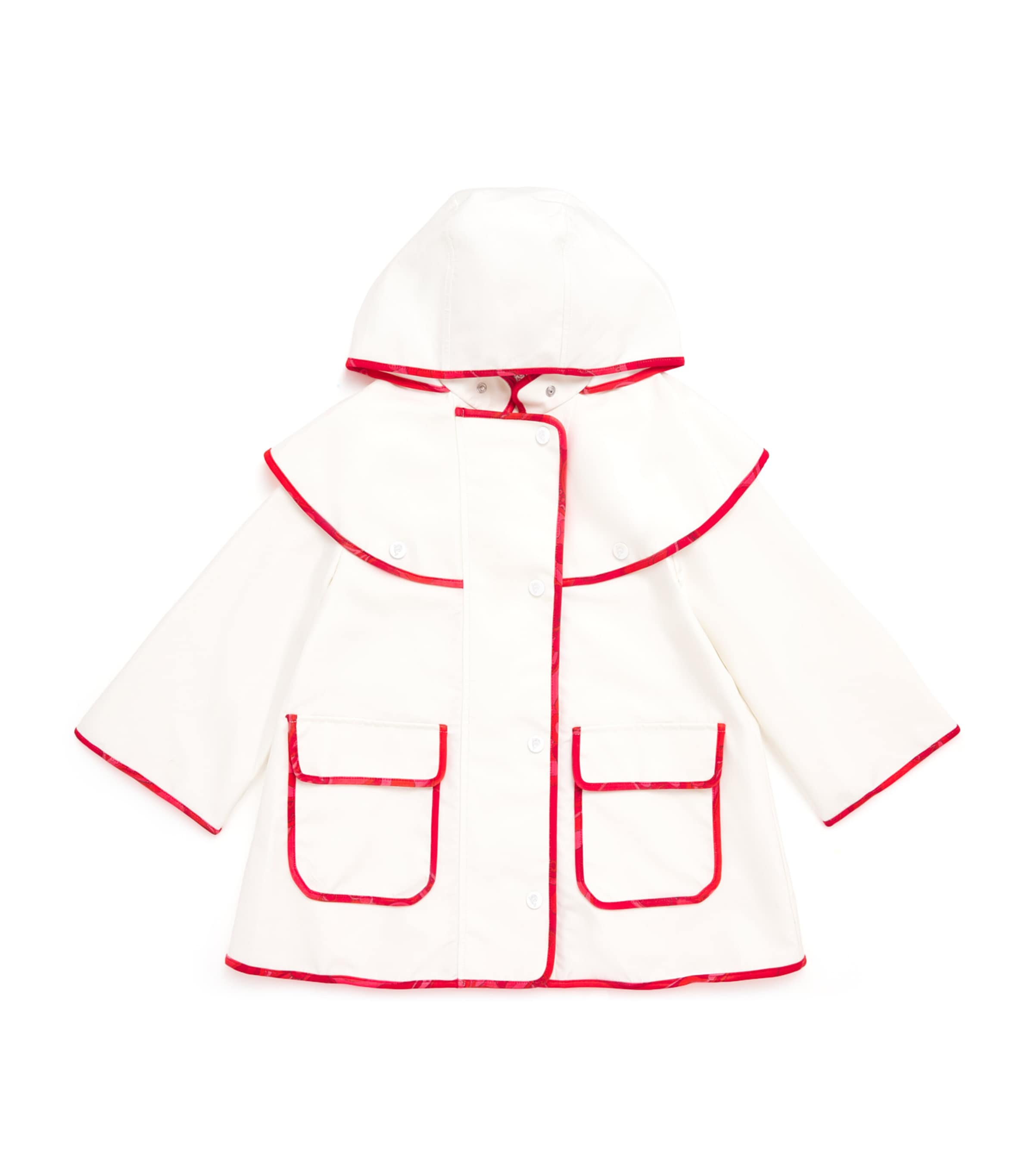 Contrast-Trim Hooded Jacket (4-14 Years)