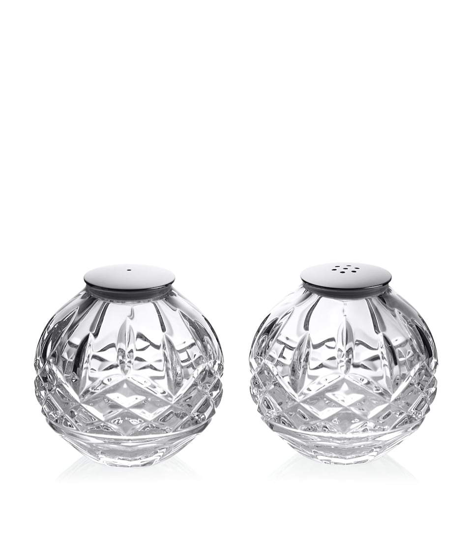 Waterford Lismore Salt and Pepper Set Clear