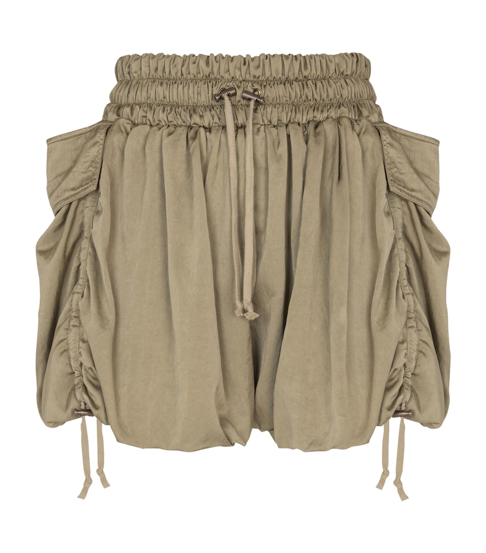 Twill Drawstring Shorts
