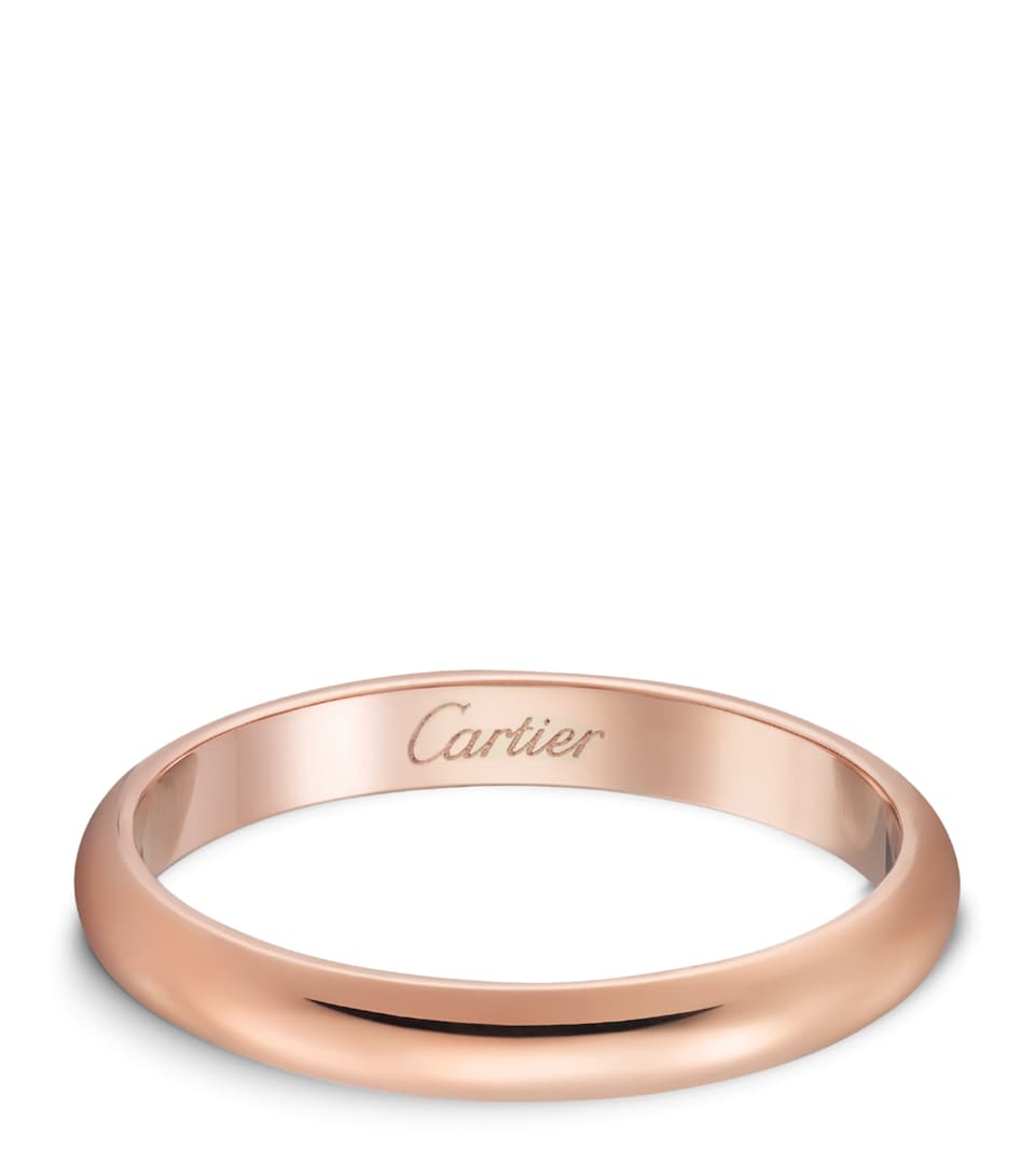 Cartier Rose Gold 1895 Wedding Band (2.5mm) Rose Gold