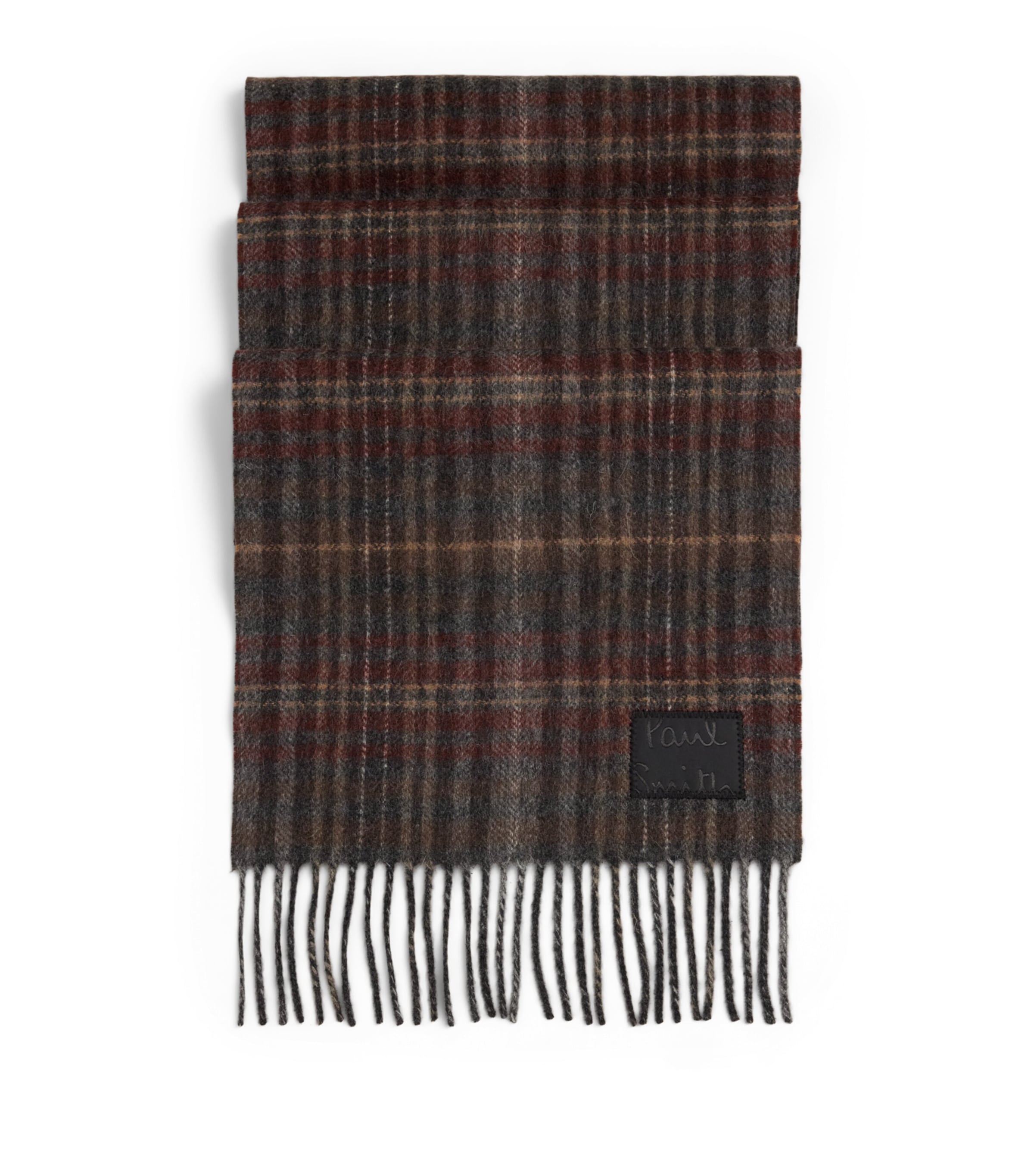 Paul Smith Merino Wool Check Scarf