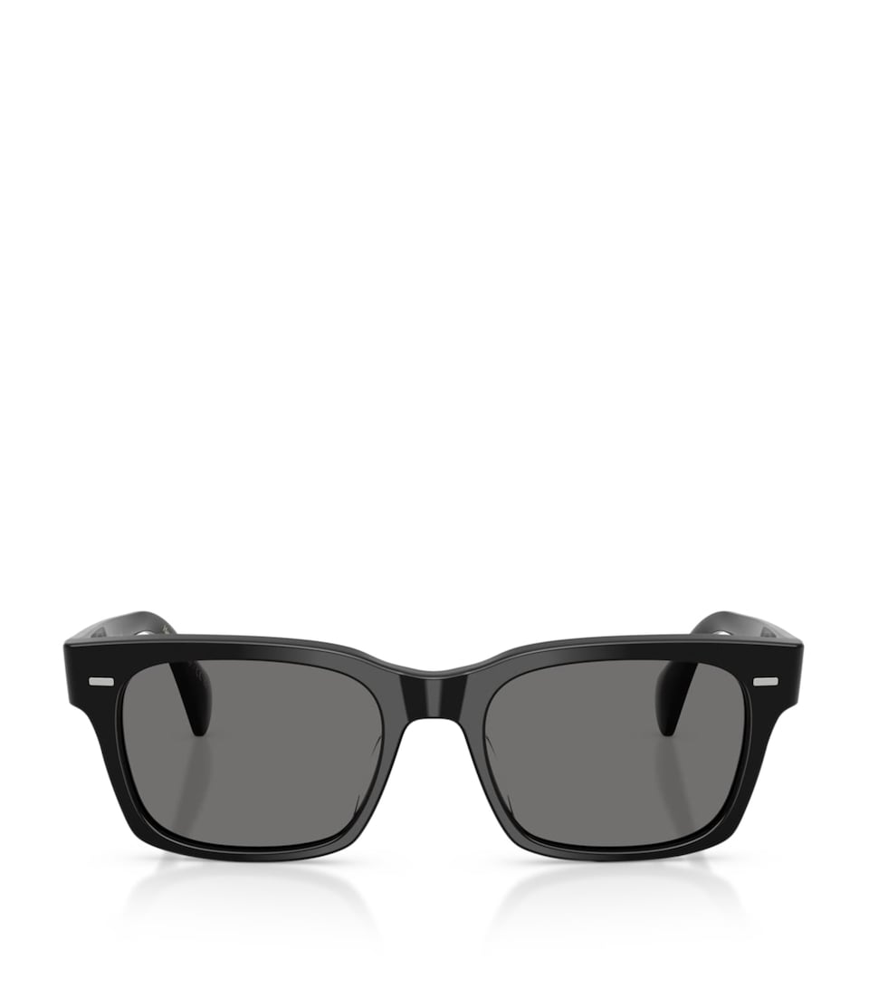 Oliver Peoples Ryce Rectangle Sunglasses Black