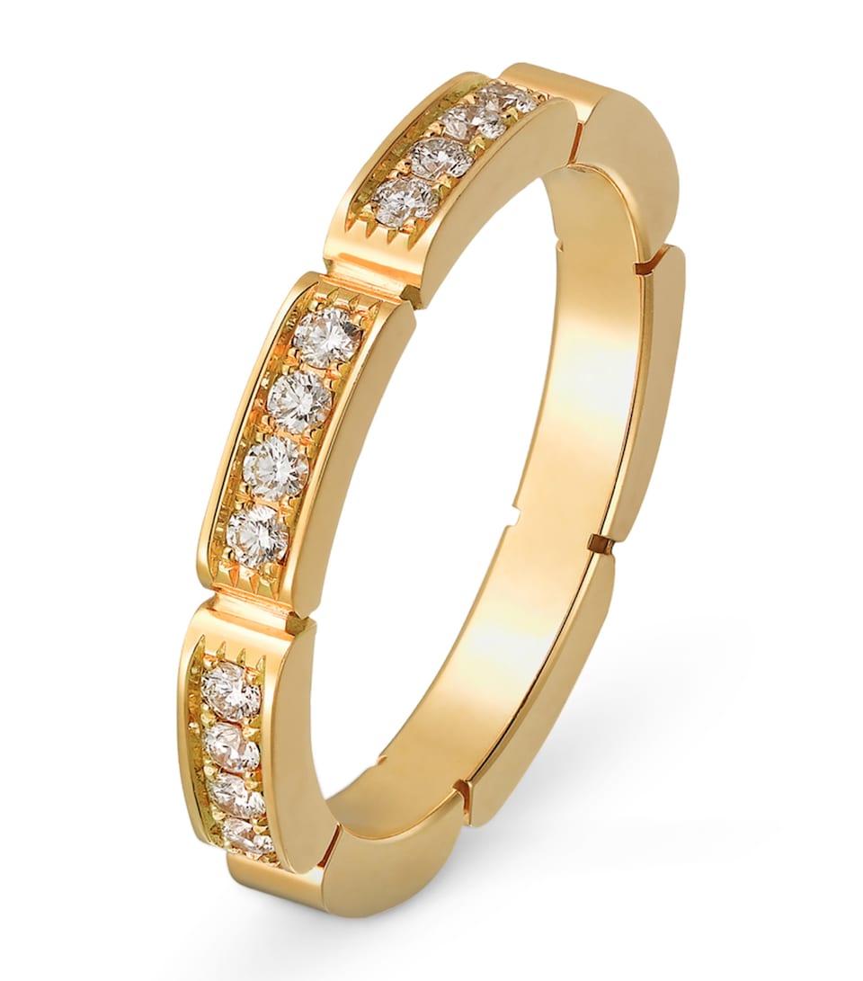 Cartier Yellow Gold and Diamond Maillon Panthère Wedding Band Yellow Gold