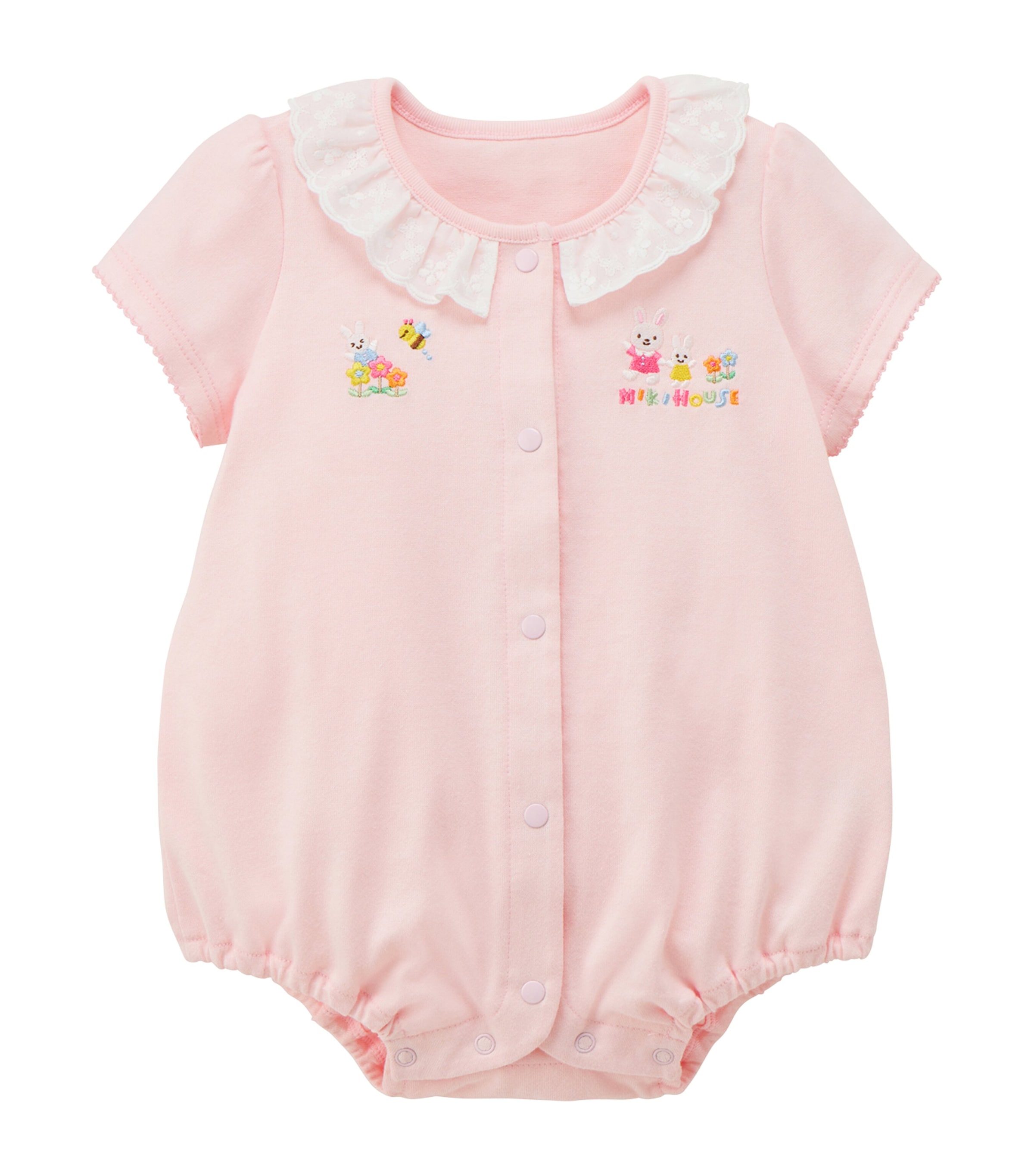 Miki House Cotton Embroidered Bodysuit (6-24 Months)