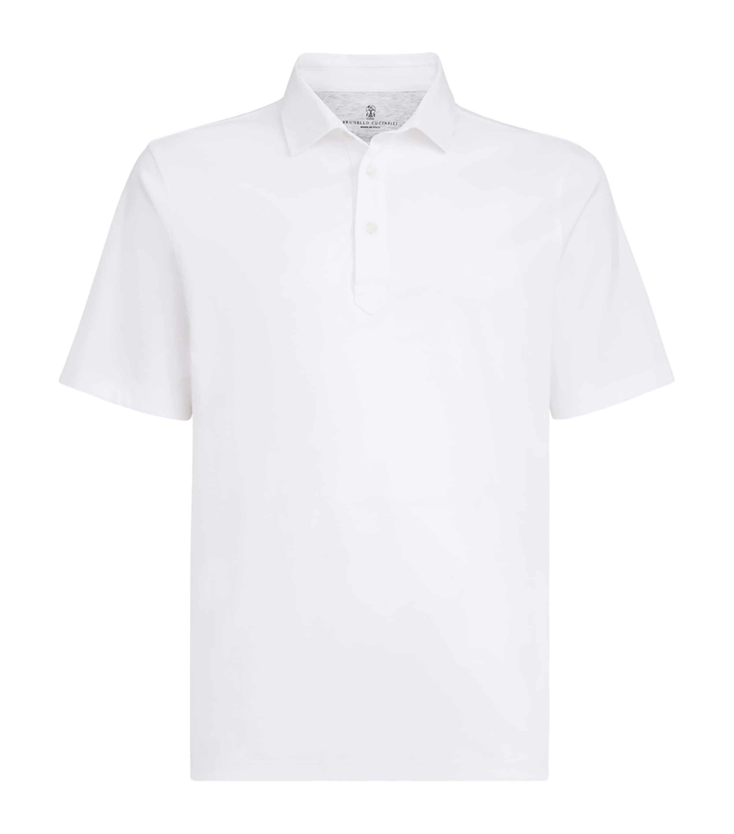 Brunello Cucinelli Mens Cotton Polo Shirt