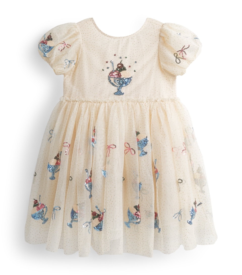 KONGES SLOJD Sequinned Yvonne Dress (18 Months - 10 Years) Gelato