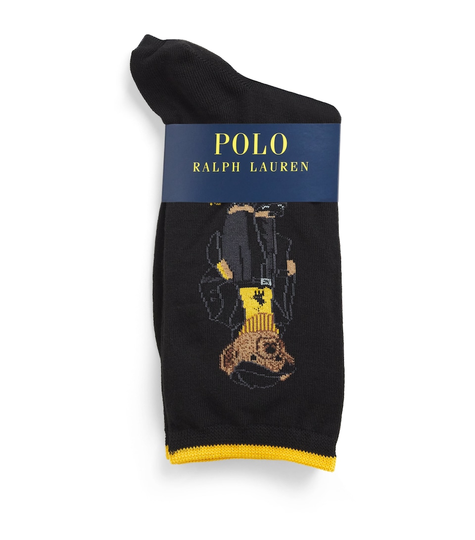 Cotton-Blend Polo Bear Socks