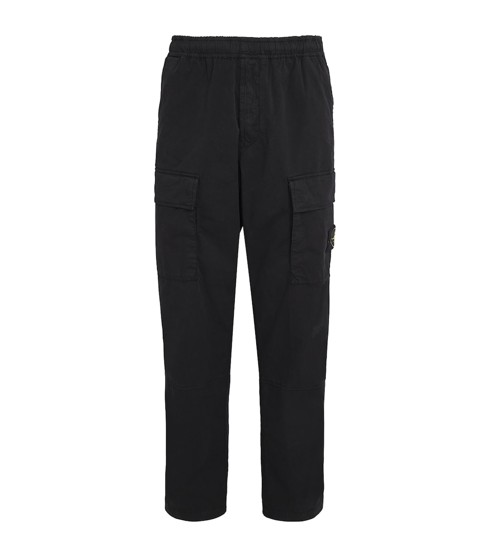 Stretch Organic Cotton Cargo Trousers