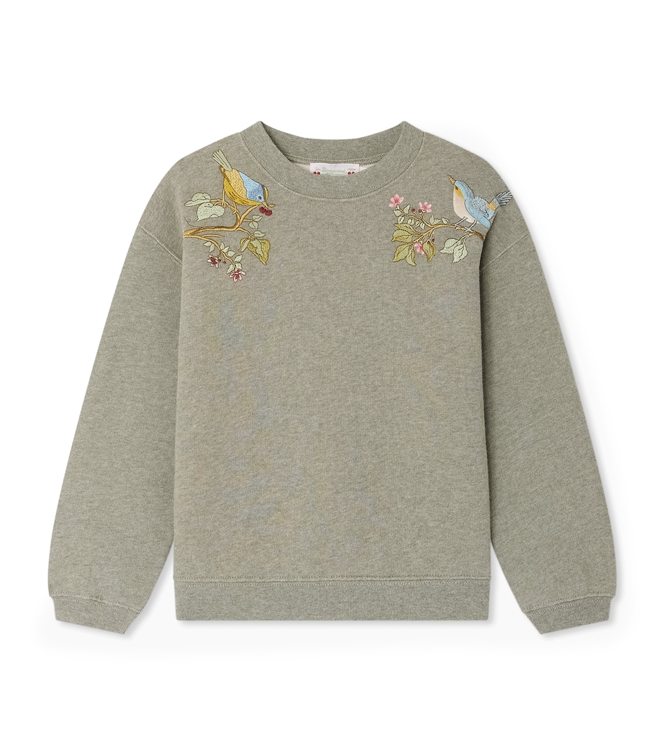 Organic Cotton Embroidered Sweatshirt (4-8 Years)