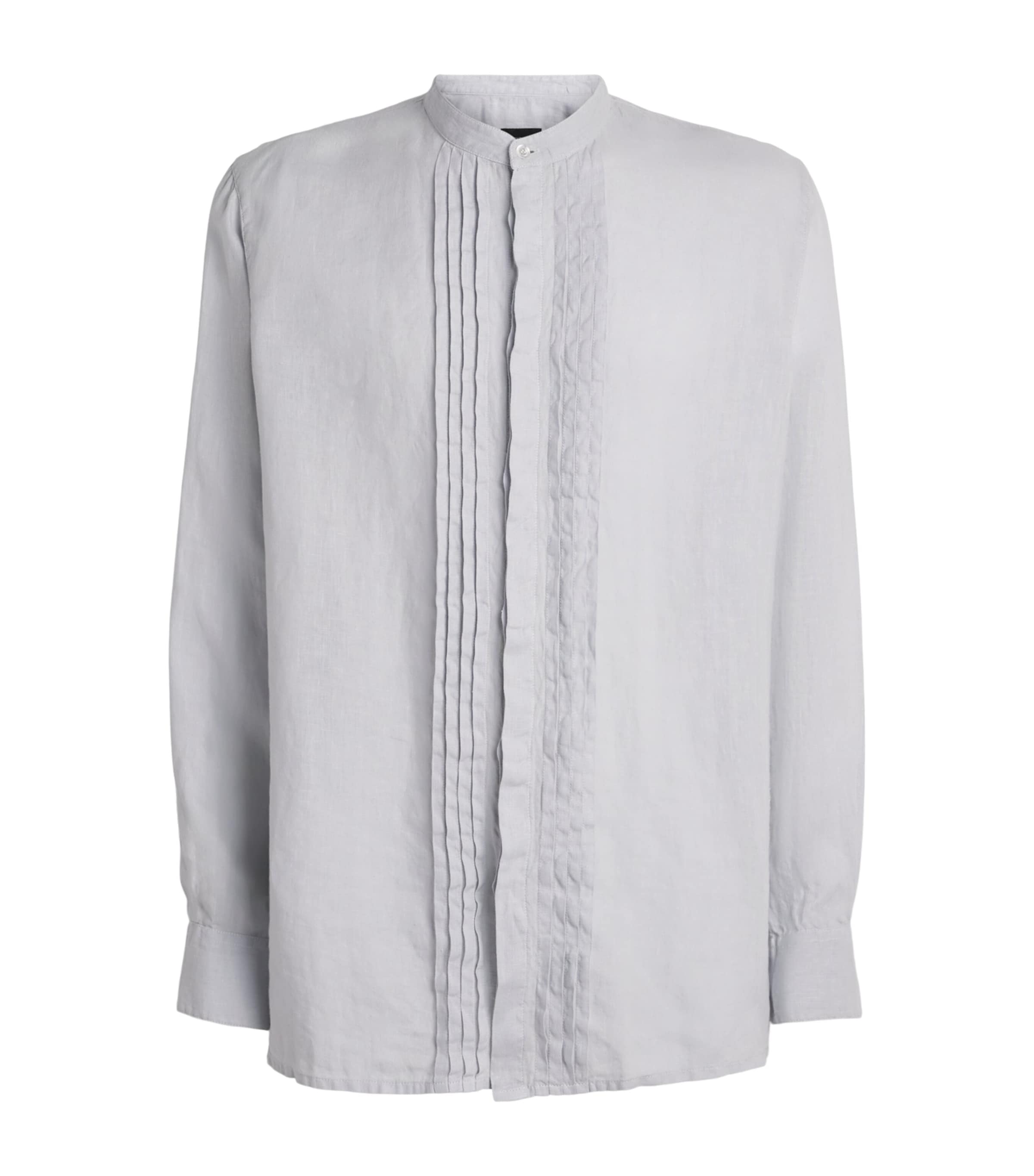 Linen Pleated Shirt