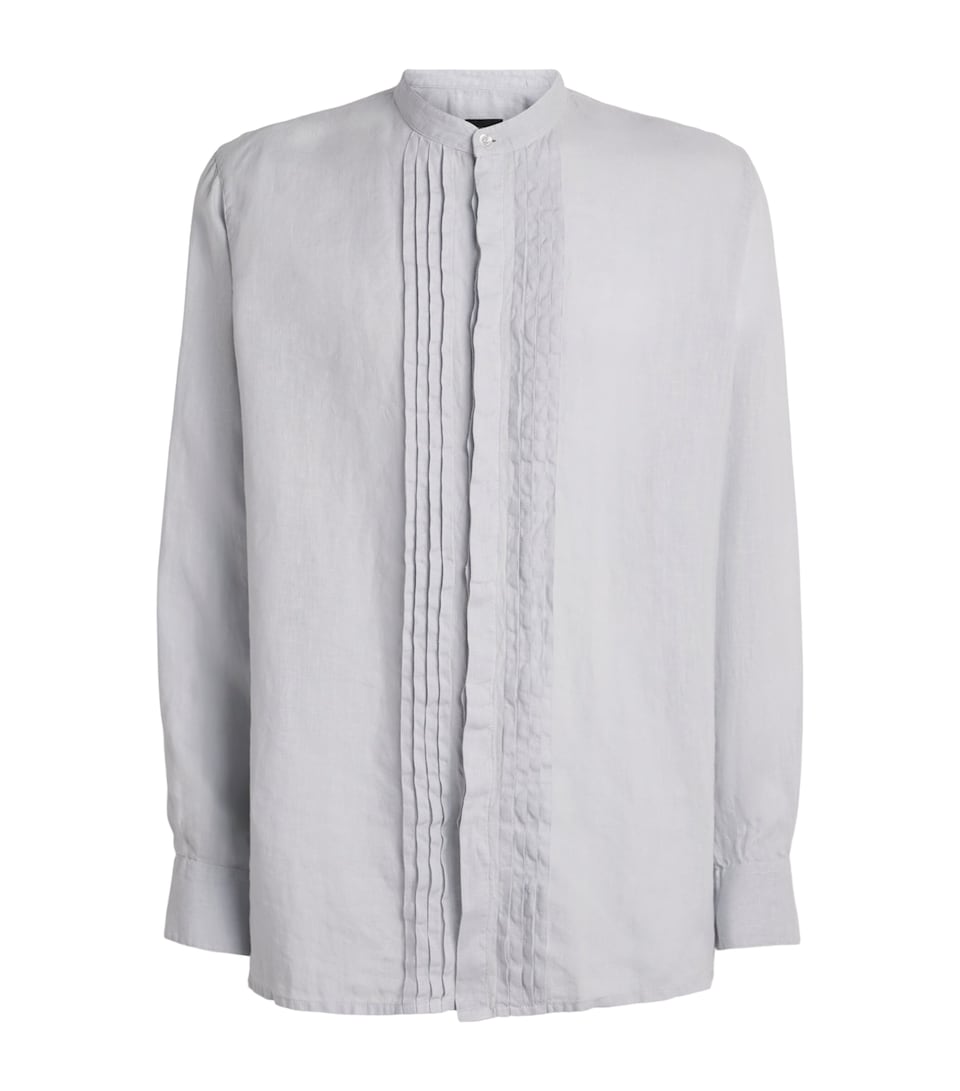 Linen Pleated Shirt