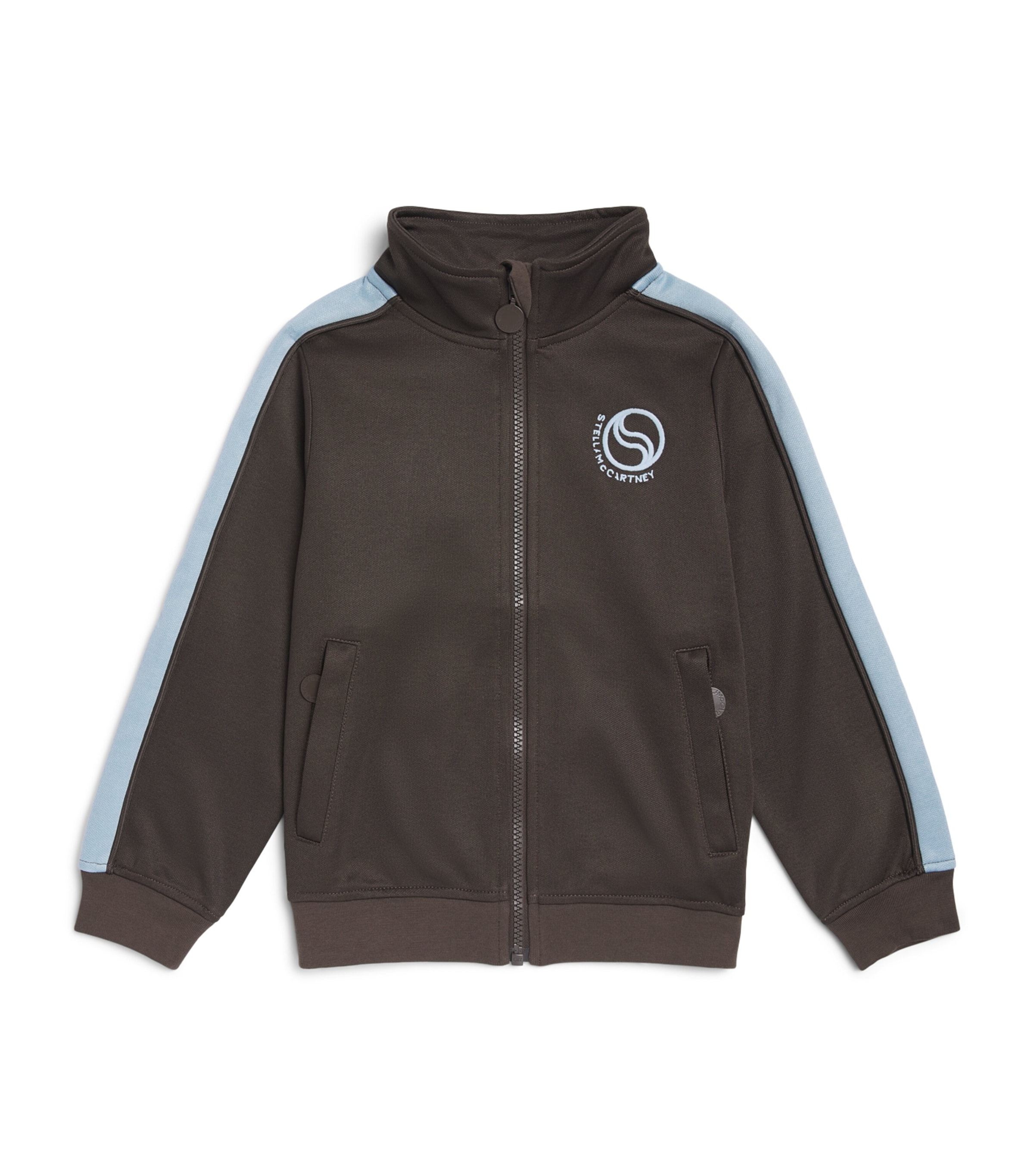 Stella McCartney Kids Logo Track Jacket (5-14 Years) Charcoal Grey