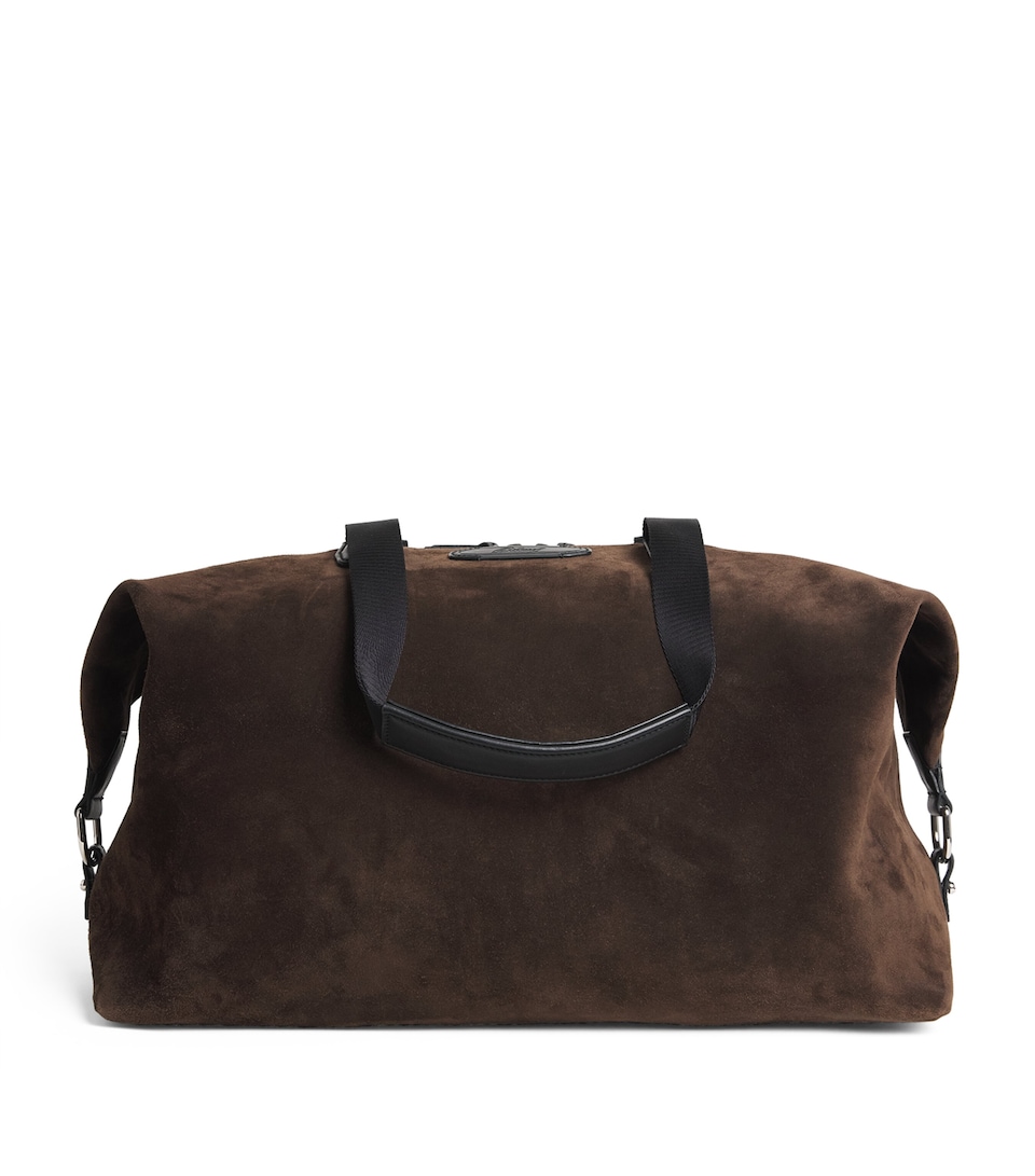 Brioni Cashmere Suede Via Veneto Duffle Bag