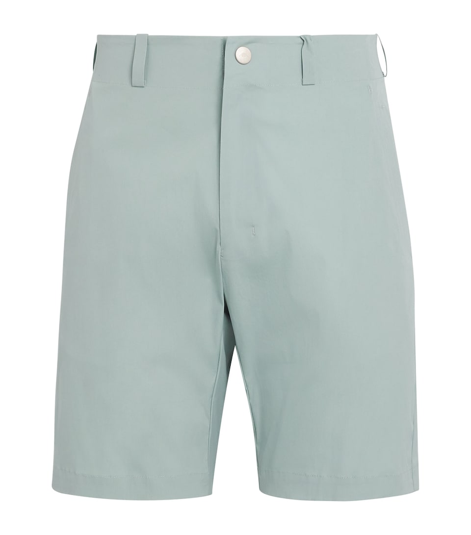 Alba Mens Cotton-Blend Techno Shorts Sage