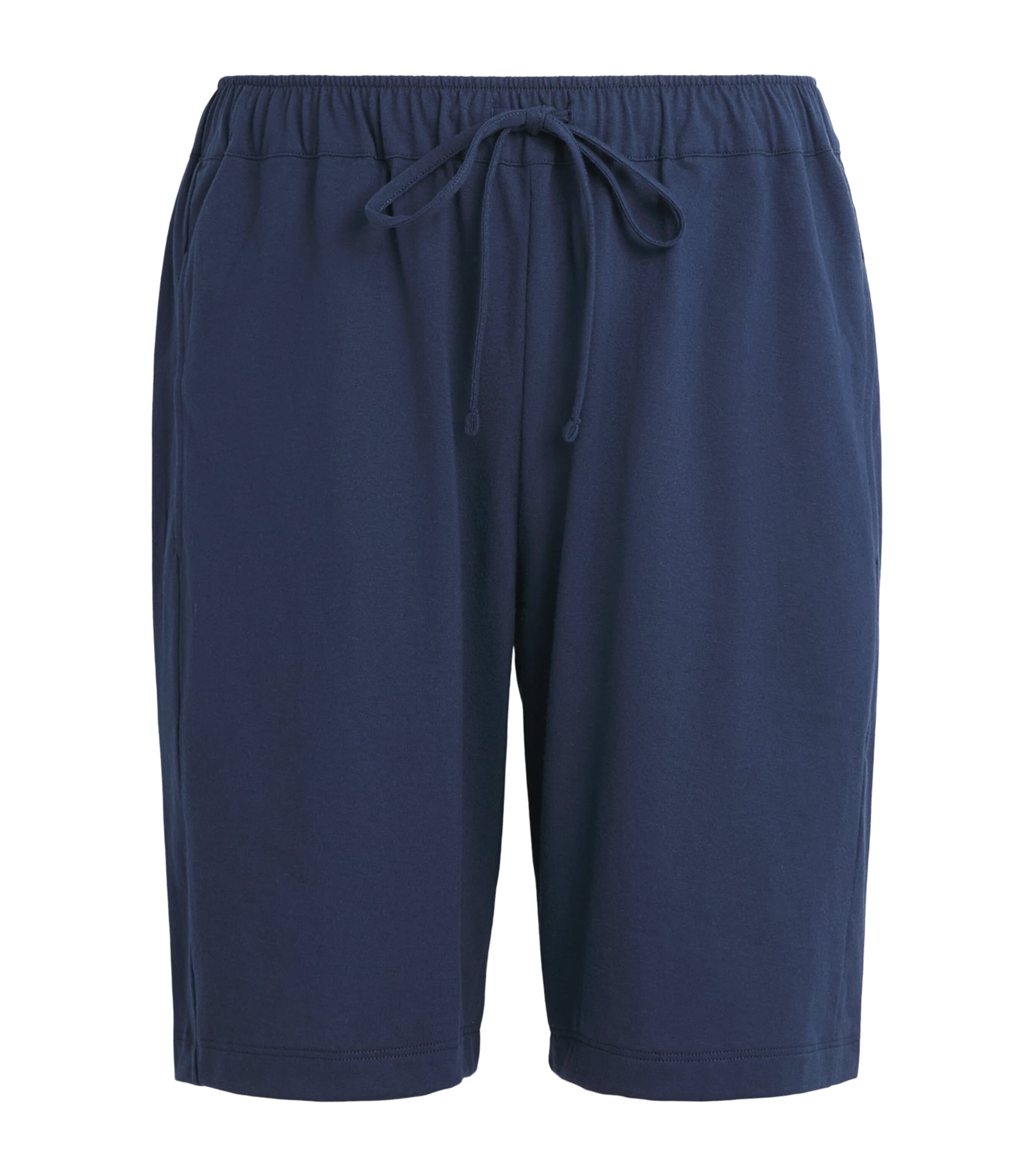 Hanro Mens Cotton Night & Day Shorts Deep Navy