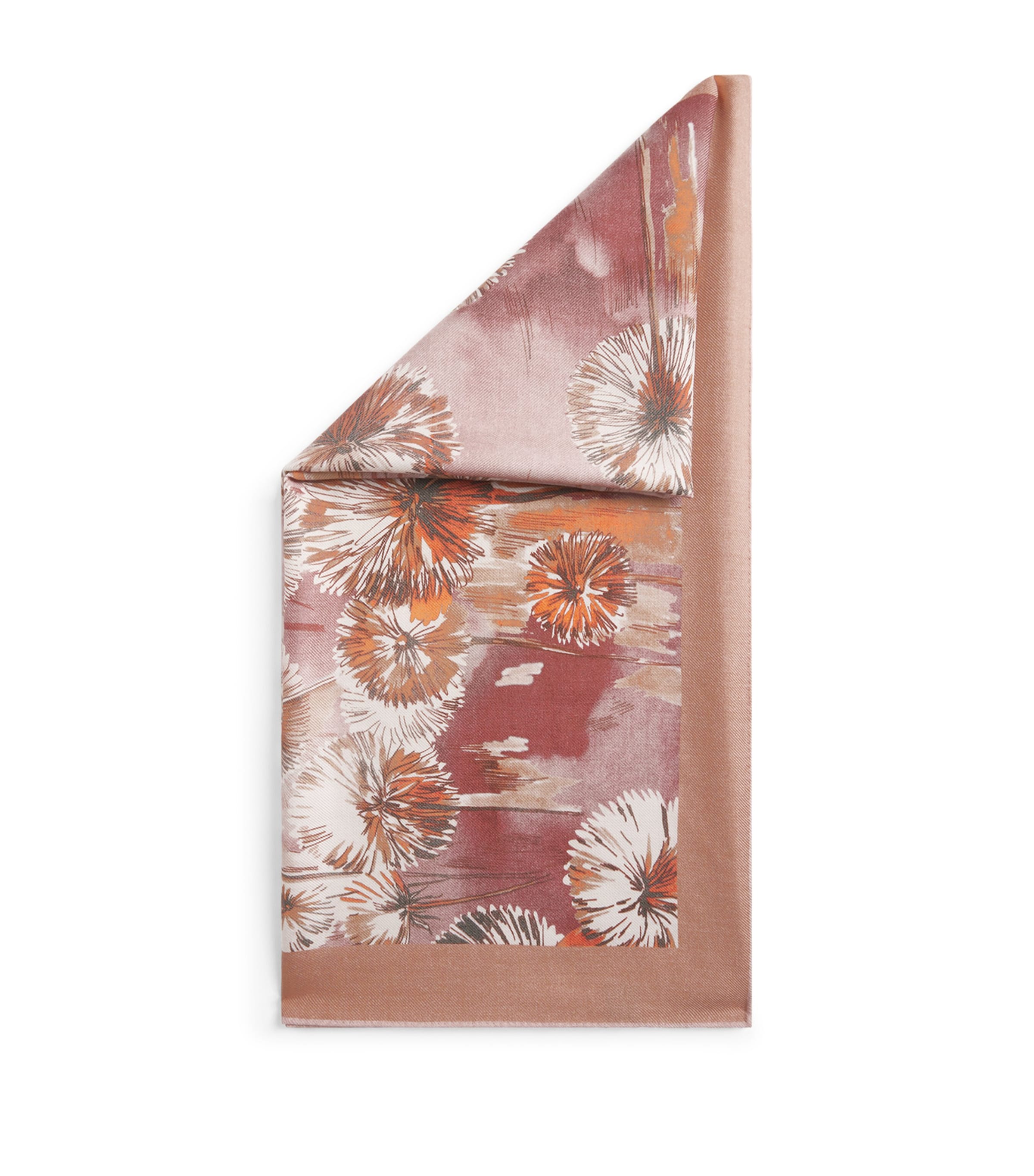 Cashmere-Silk Printed Scarf