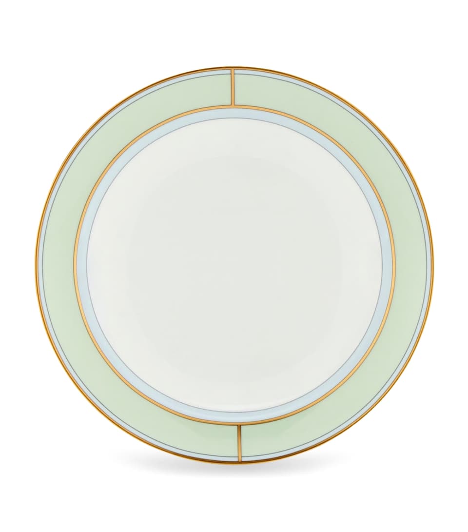 Porcelain Colonna Diva Verde Soup Plate (24cm)