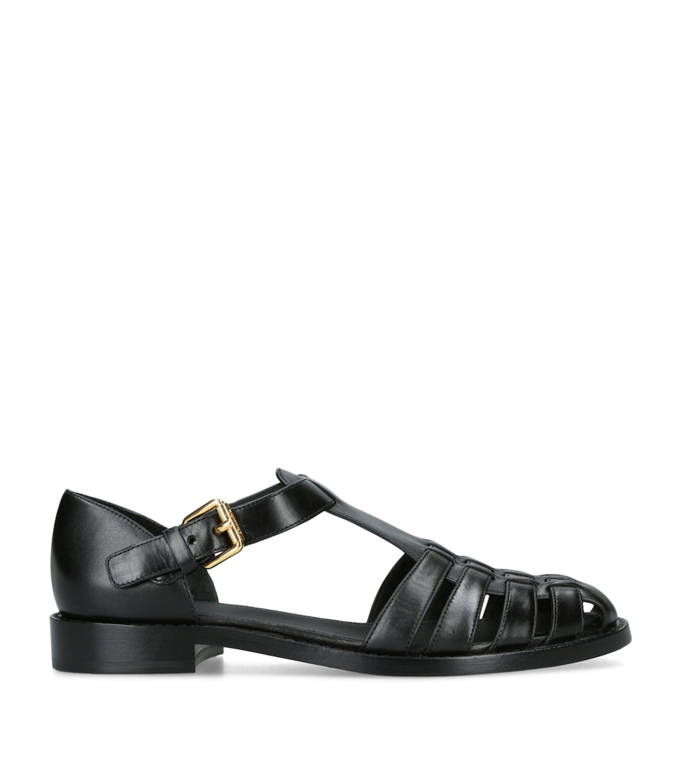 Church's Calfskin Kelsey Sandals Black