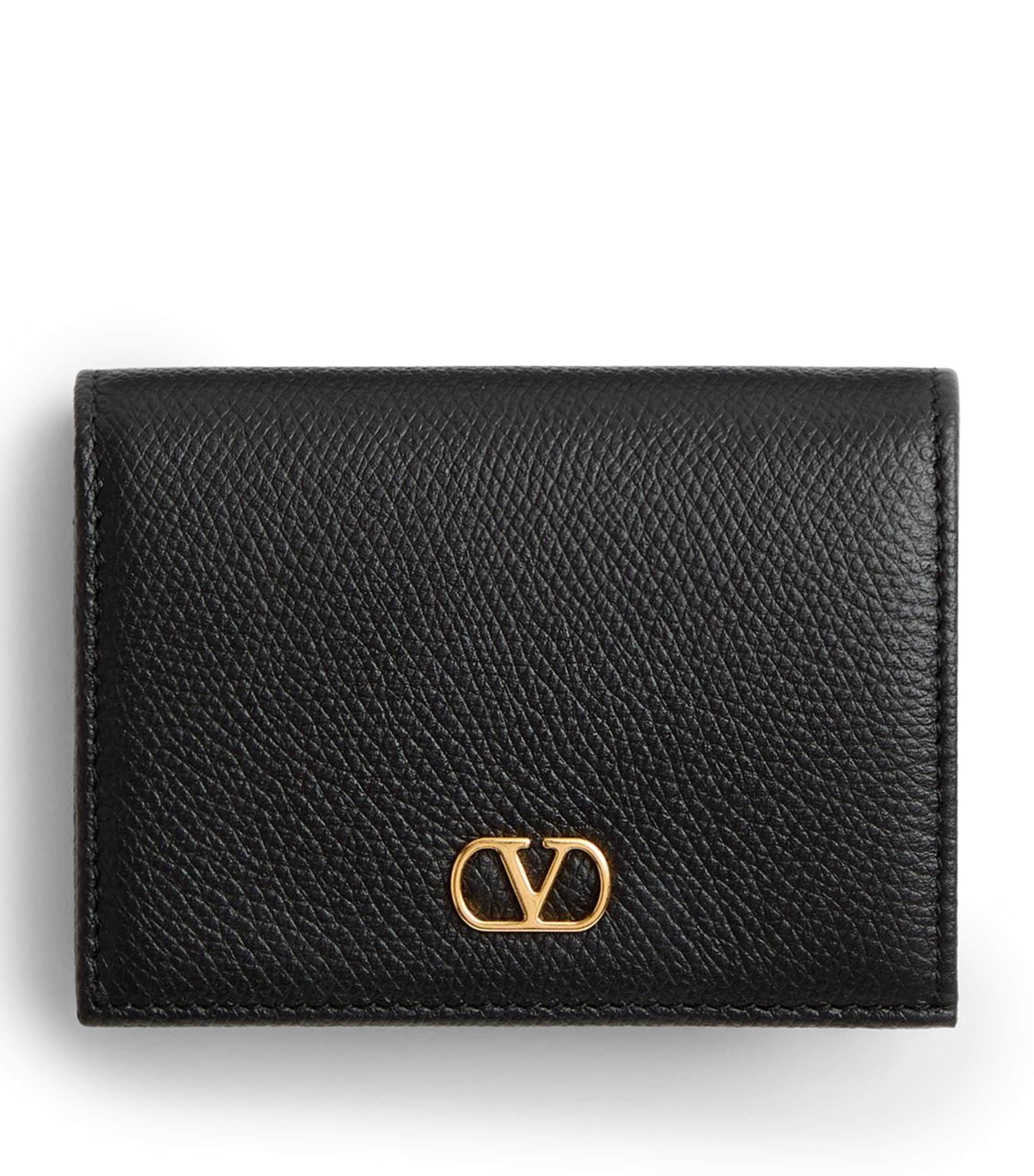 Valentino Garavani Leather VLogo Card Holder | Harrods US