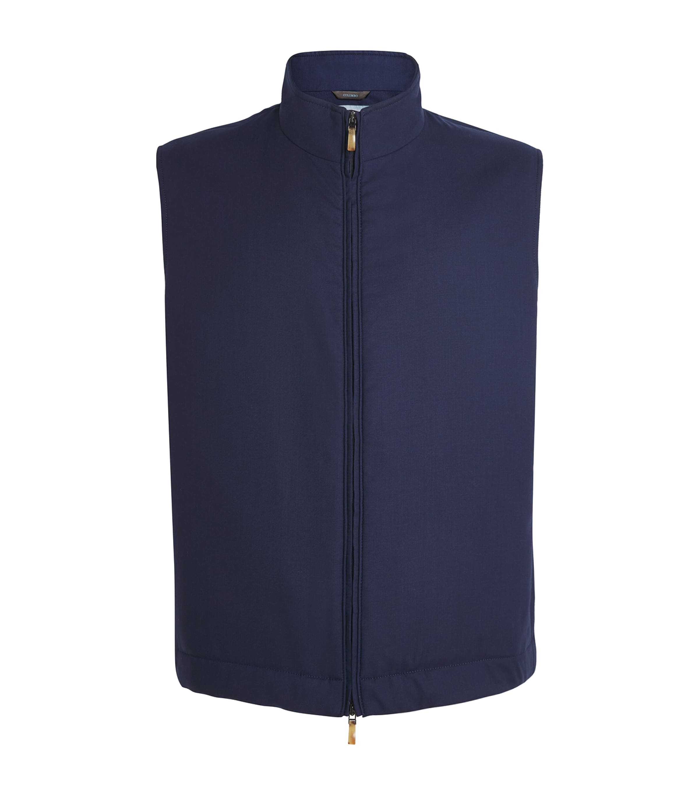 Cashmere-Silk-Lined Gilet