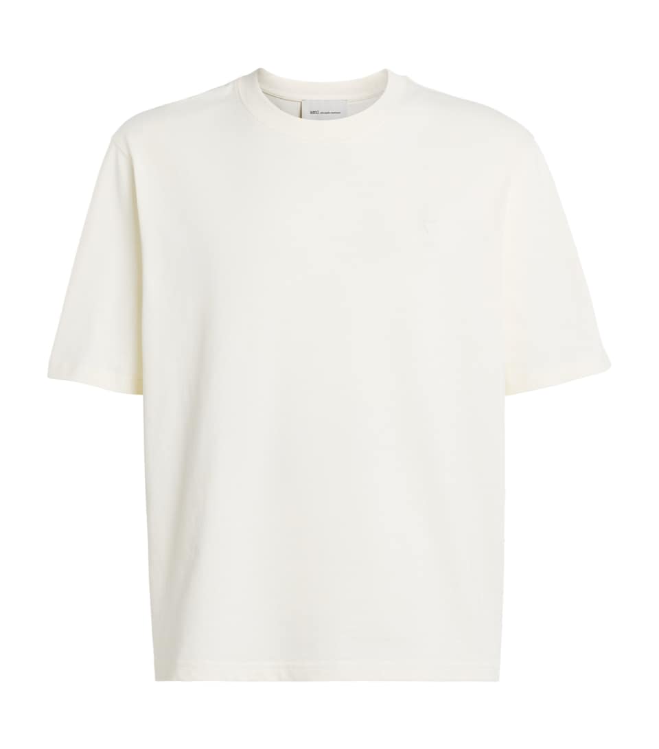 Cotton Embossed Logo T-Shirt