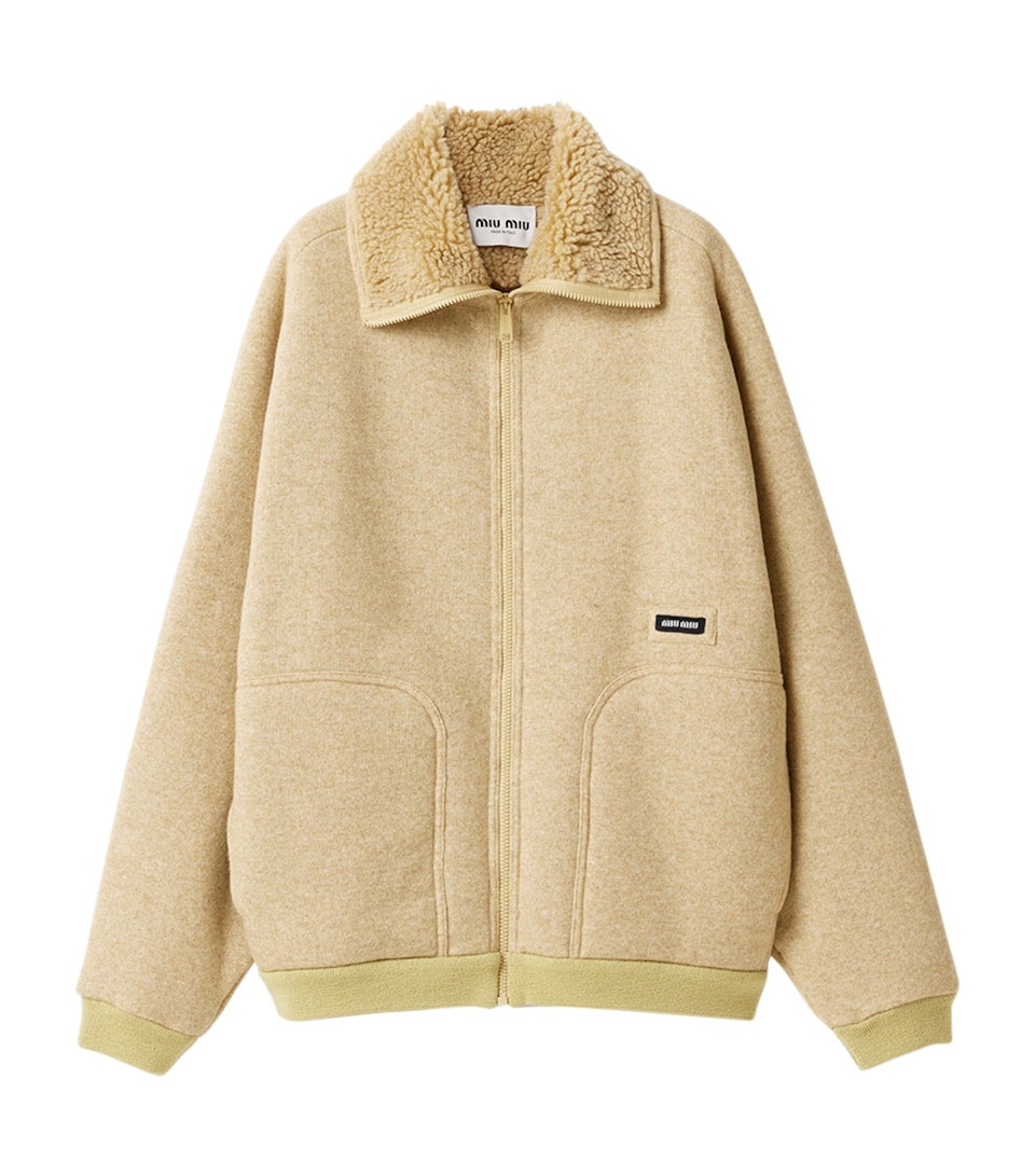 Fleece-Lined Bomber Jacket