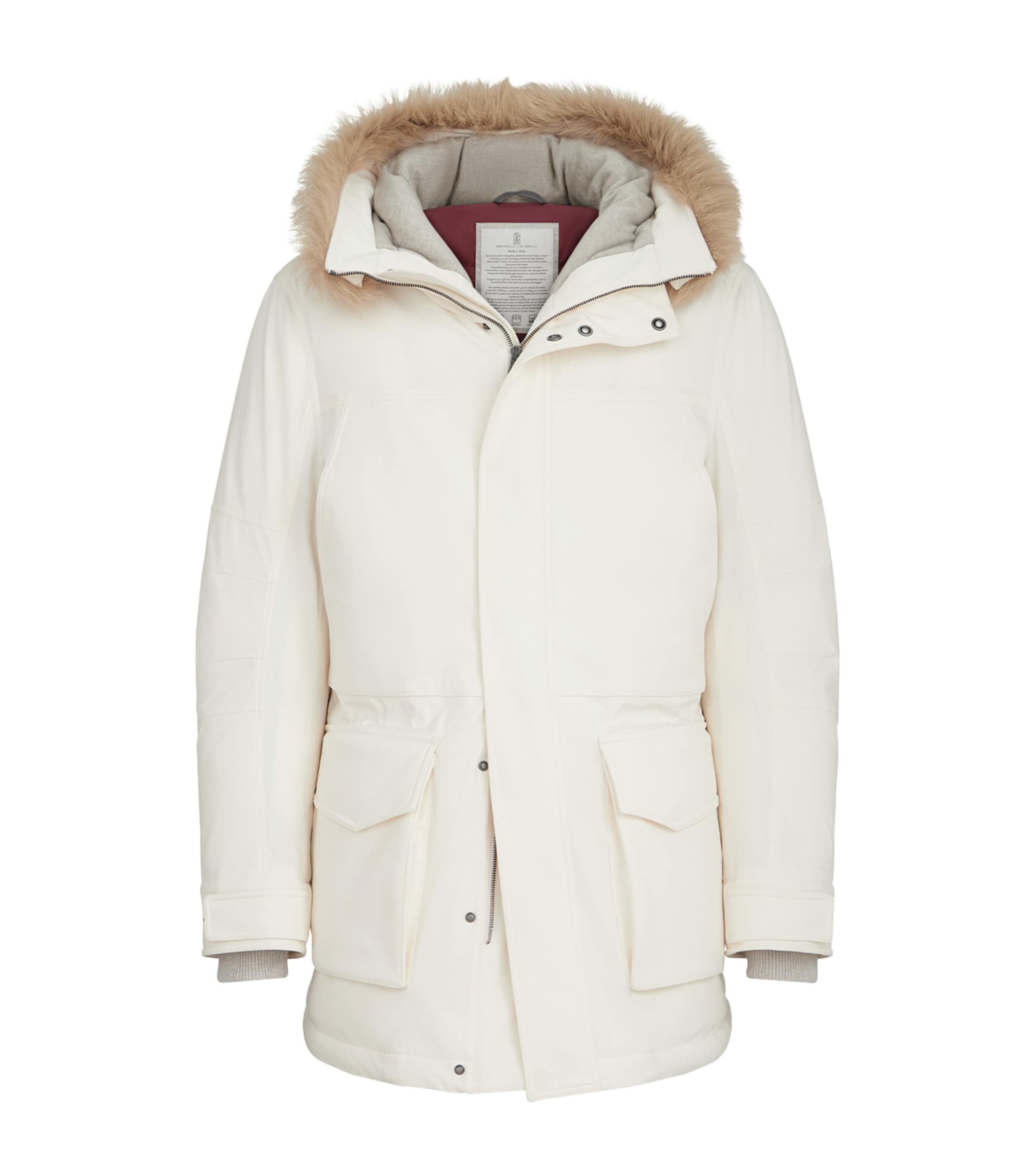 Brunello Cucinelli Mens Down Water-Resistant Parka