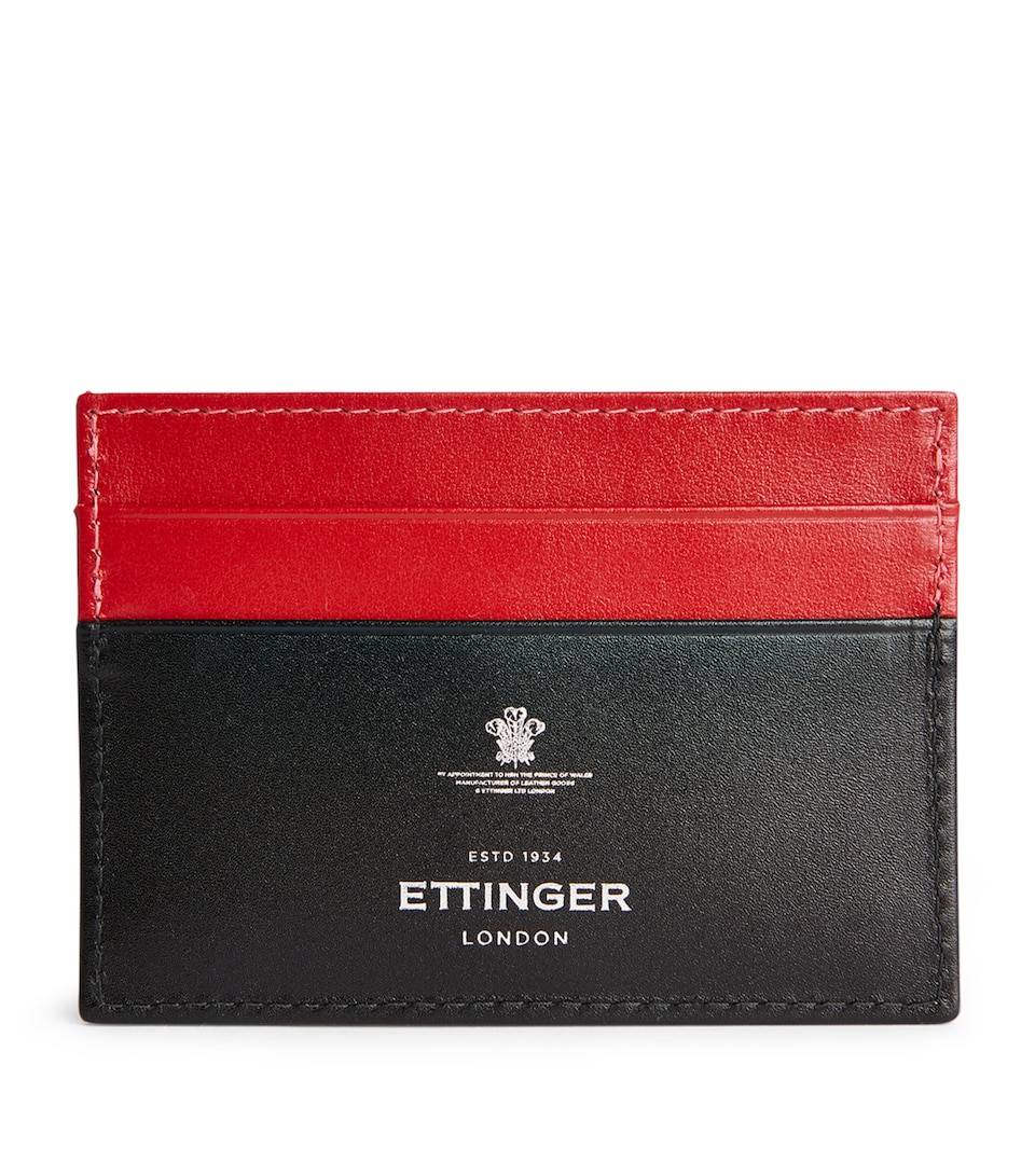 Ettinger Sterling Flat Card Holder Red