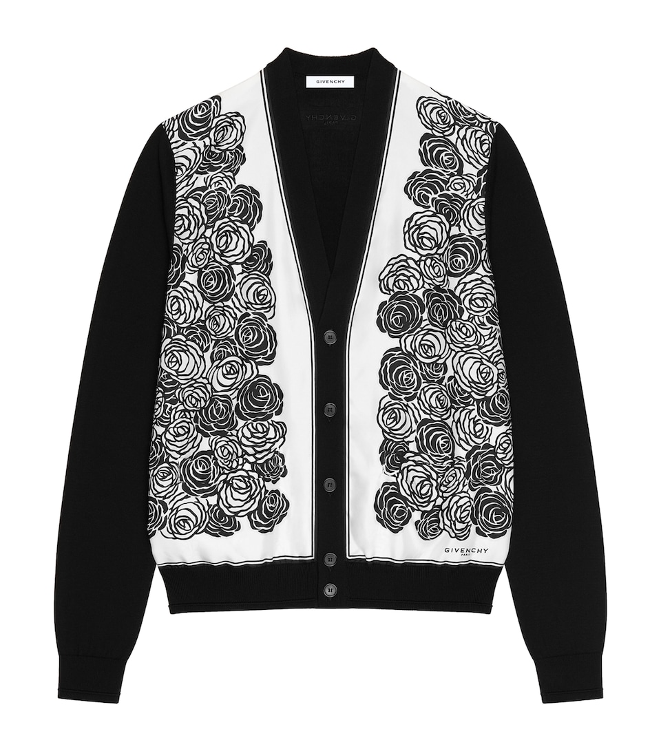 Cotton Floral Print Cardigan
