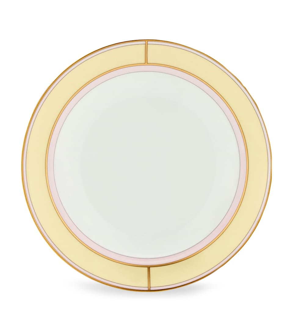 Porcelain Colonna Diva Giallo Soup Plate (24cm)