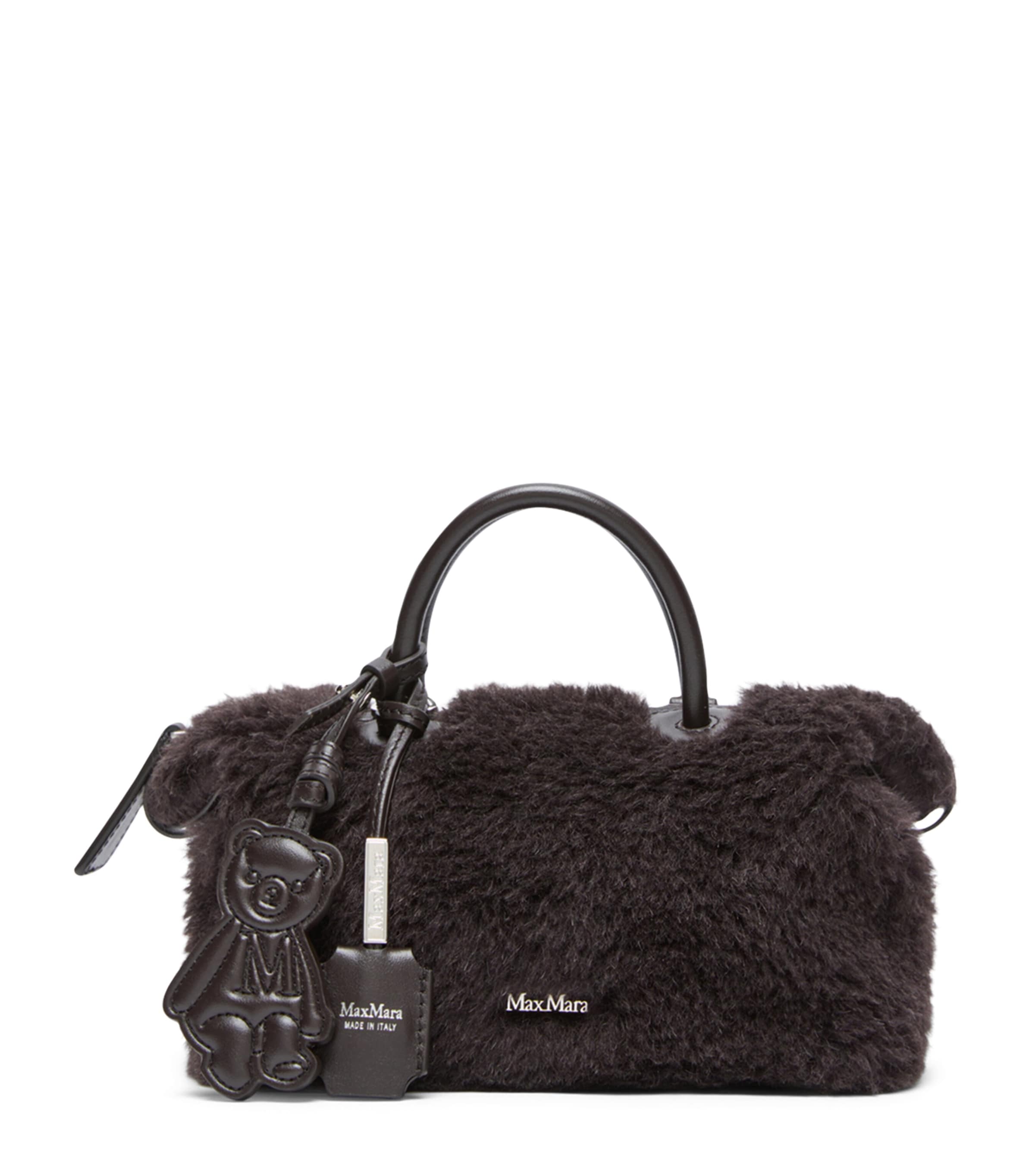 Max Mara Teddy Top-Handle Bag Brown