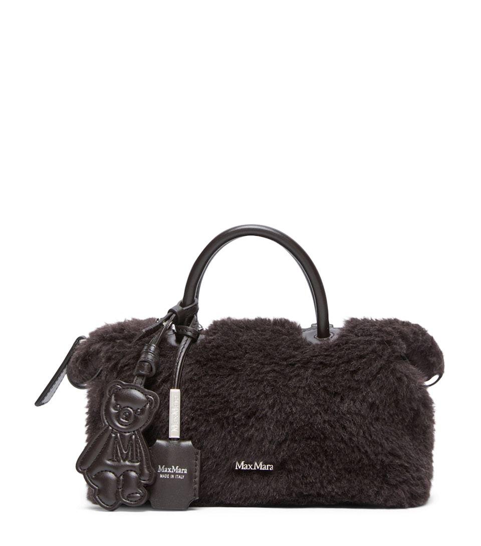 Max Mara Teddy Top-Handle Bag Brown