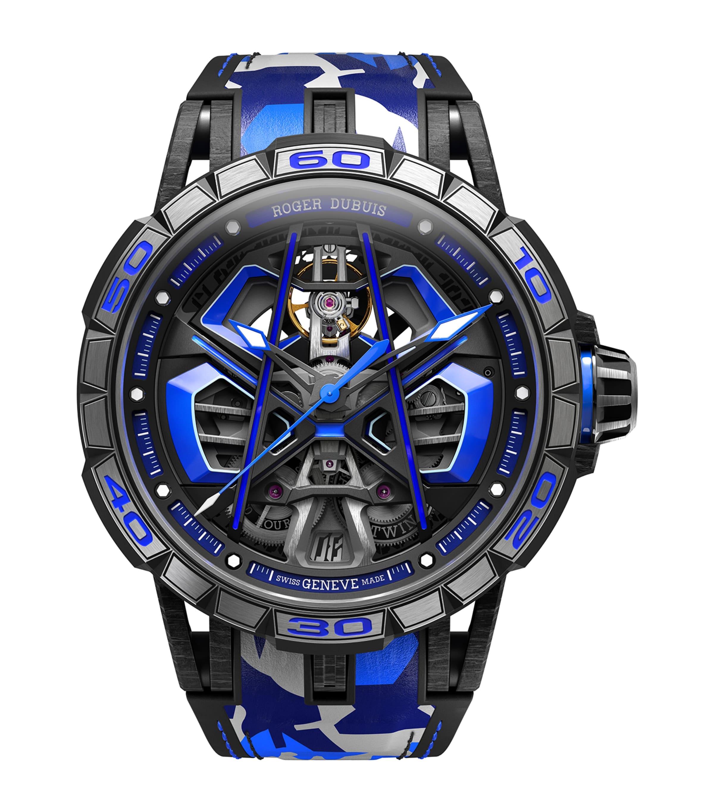 Carbon Excalibur Spider Huracan Sterrato MB Watch 45mm