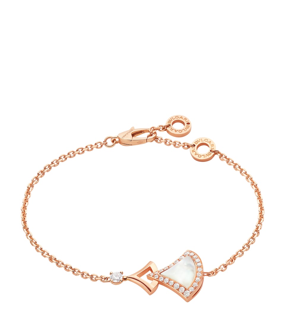 Rose Gold, Diamond and Mother-of-Pearl Divas’ Dream Bracelet