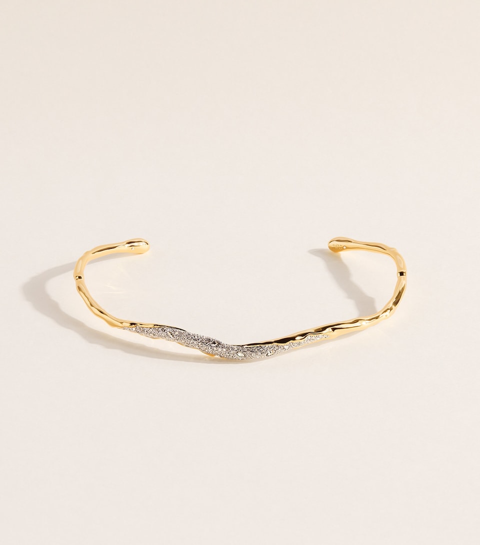 Alexis Bittar Gold-Plated Solanales Skinny Collar Necklace Gold