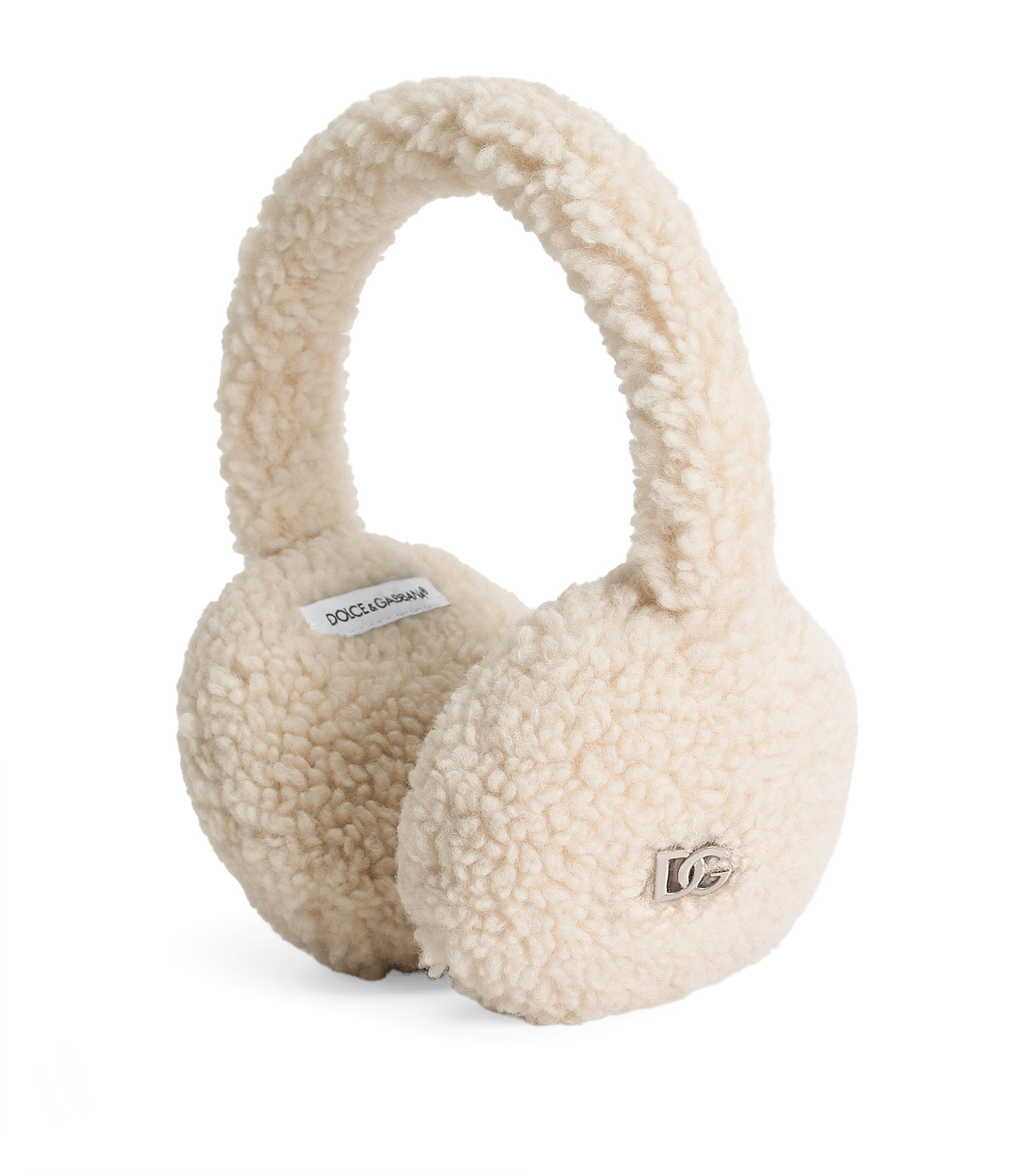 Faux Shearling Logo Earmuffs