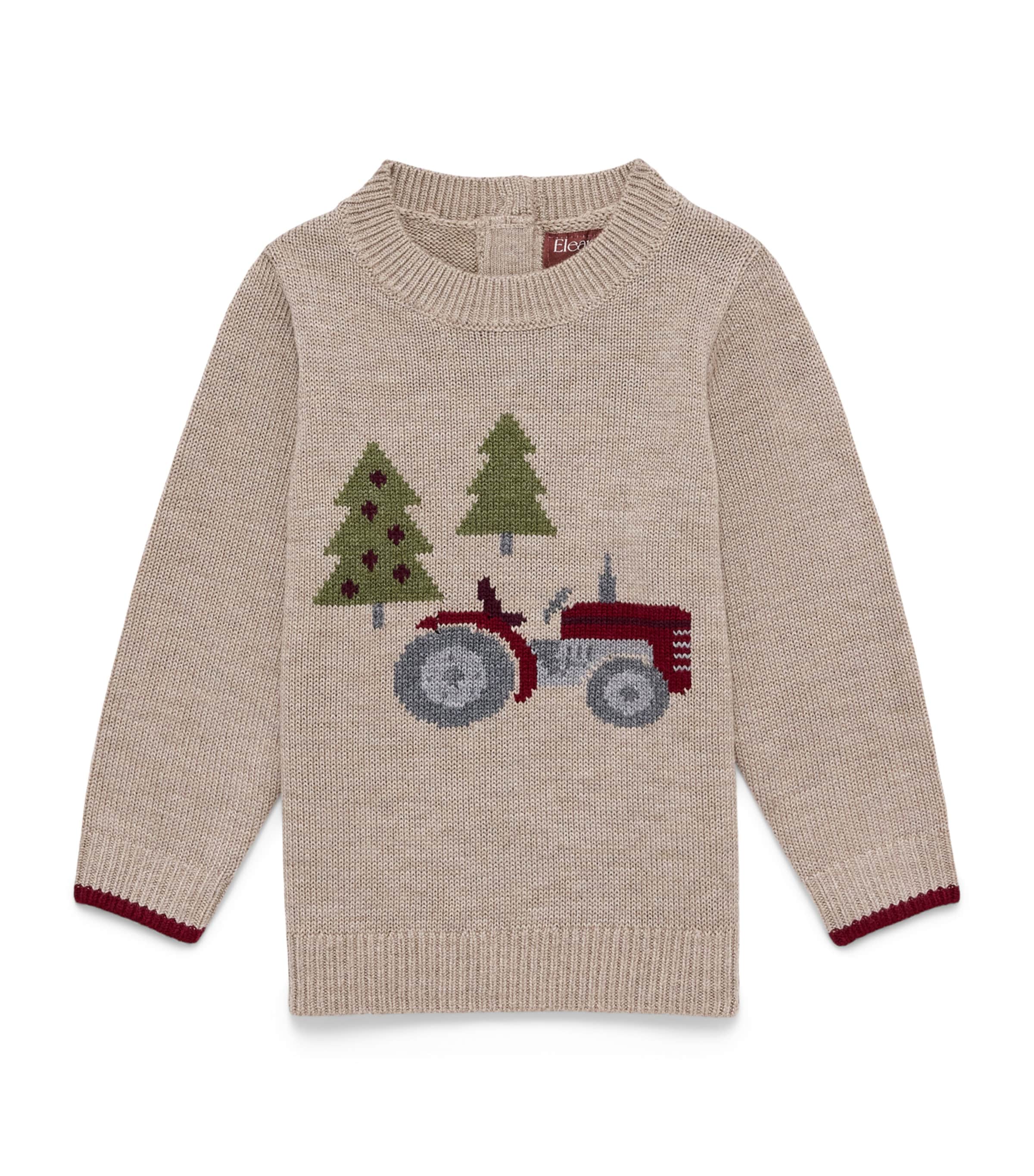 Eleanor Charles Intarsia Tractor Sweater (0-4 Years) Tr