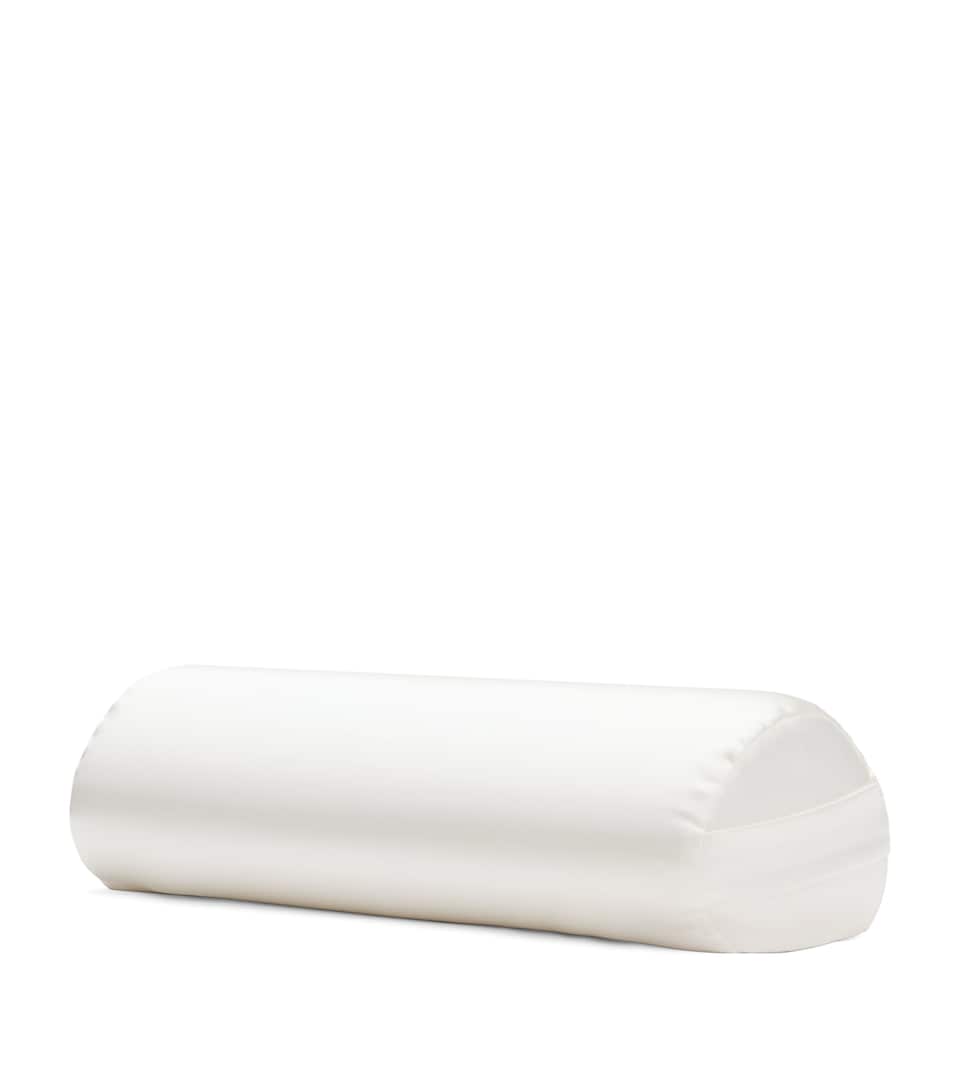 HYOUMANKIND Boost Pillow with Silk Pillowcase (20cm x 47cm) White