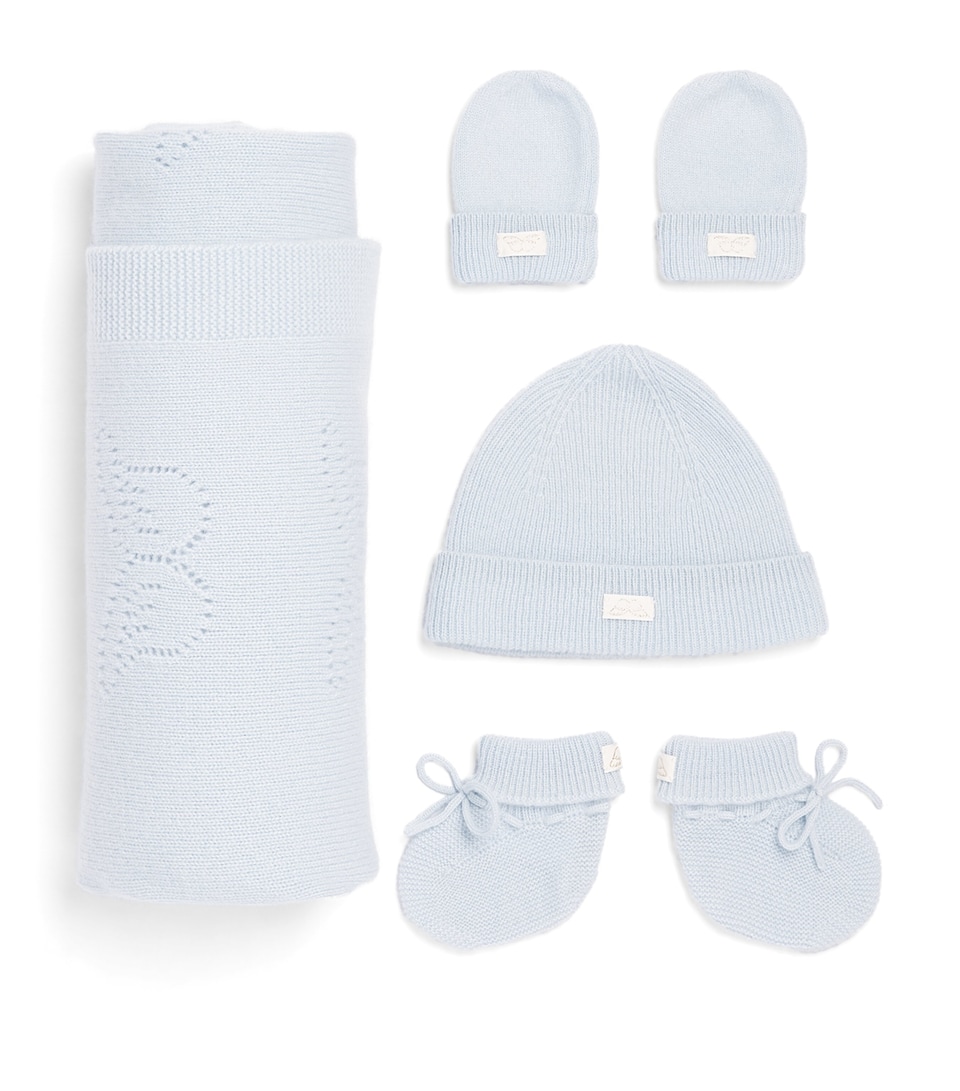 Marie-Chantal Baby’s First Cashmere Gift Set Blue