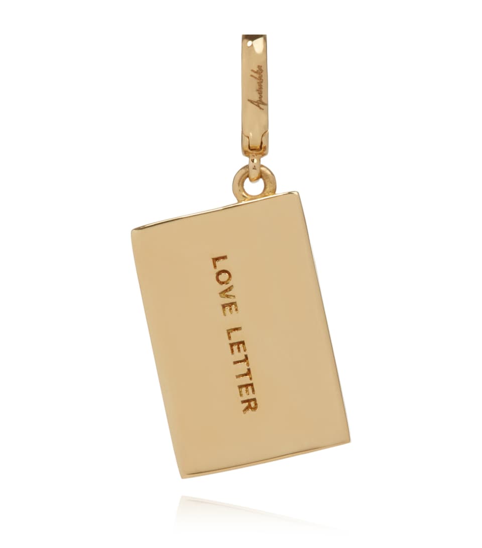 x The Vampire's Wife Yellow Gold Love Letter Charm