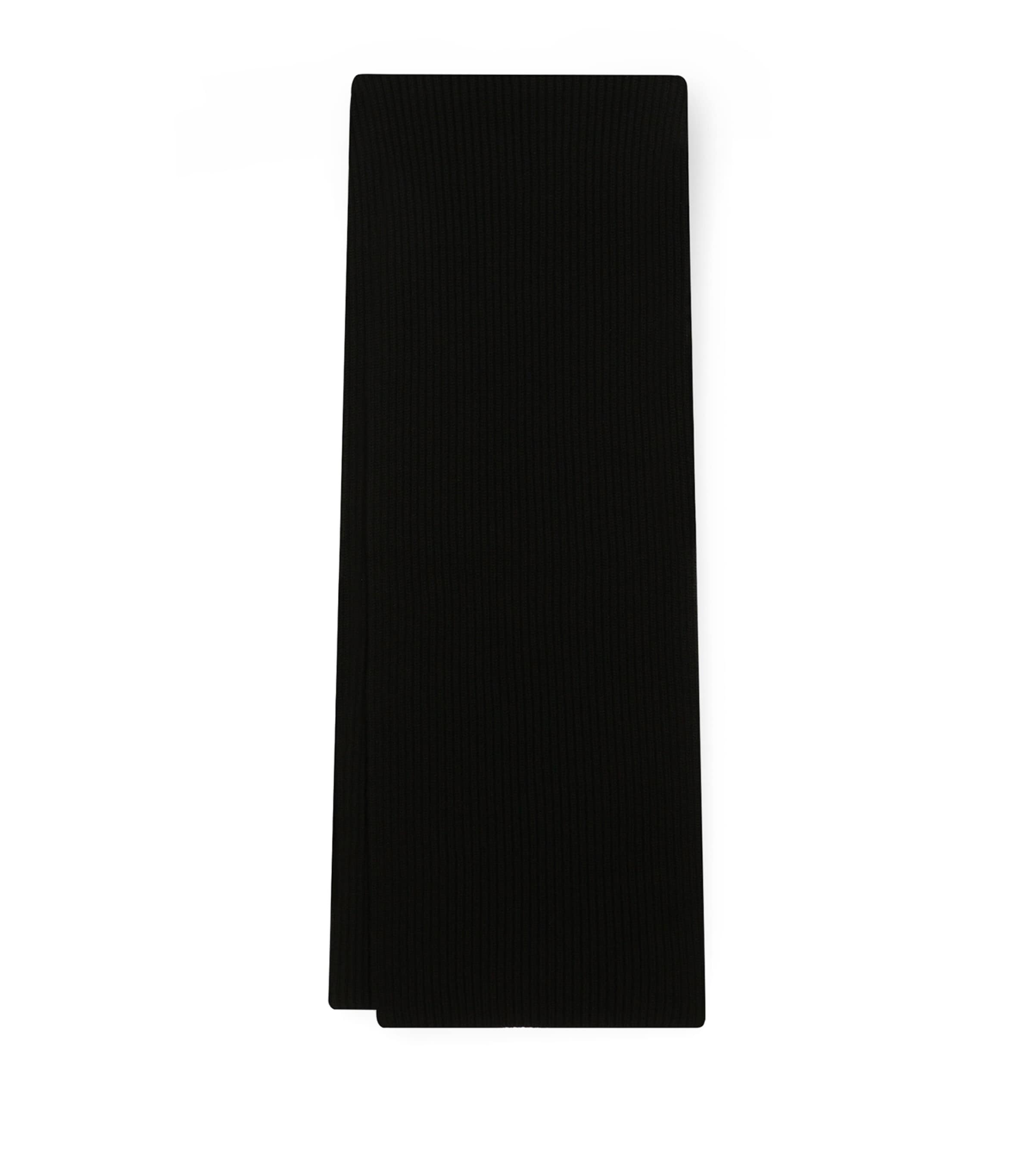 Wool-Cashmere Rib Scarf