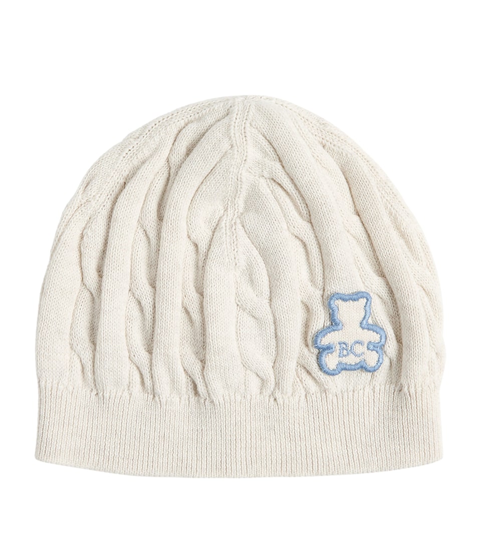 Brunello Cucinelli Kids Cotton Bernie Bear Hat