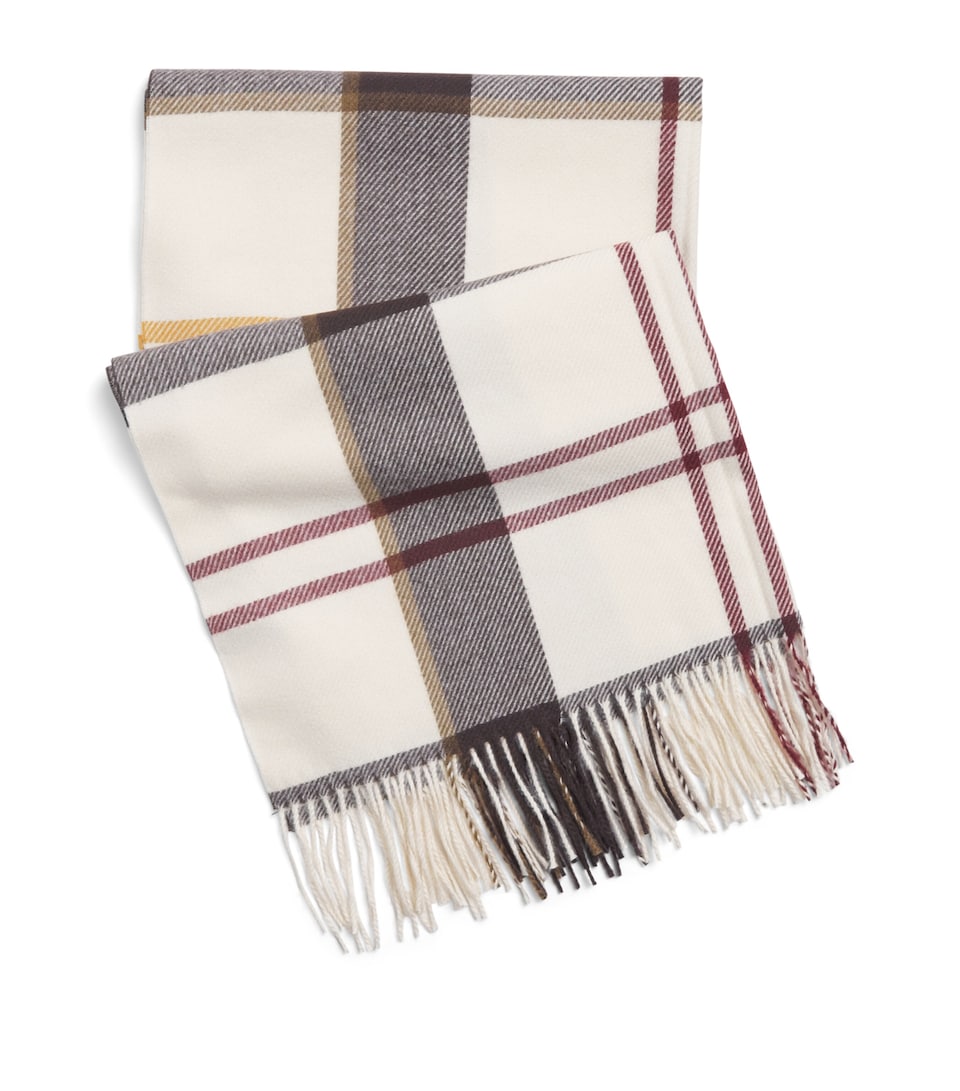 Barbour Harriet Tartan Scarf Light Muted Tartan