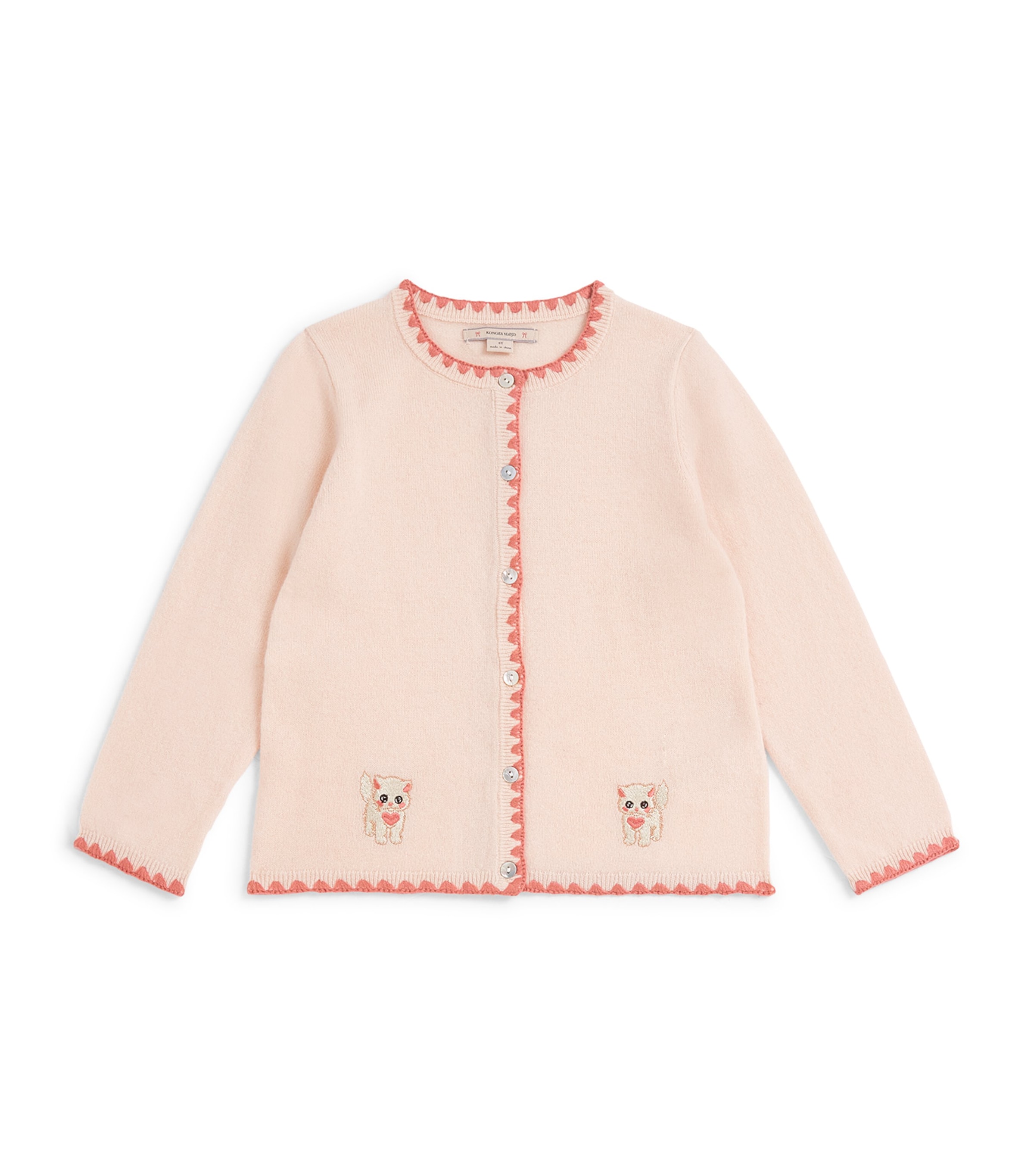 KONGES SLOJD Wool Collette Cardigan (0 Months-10 Years)