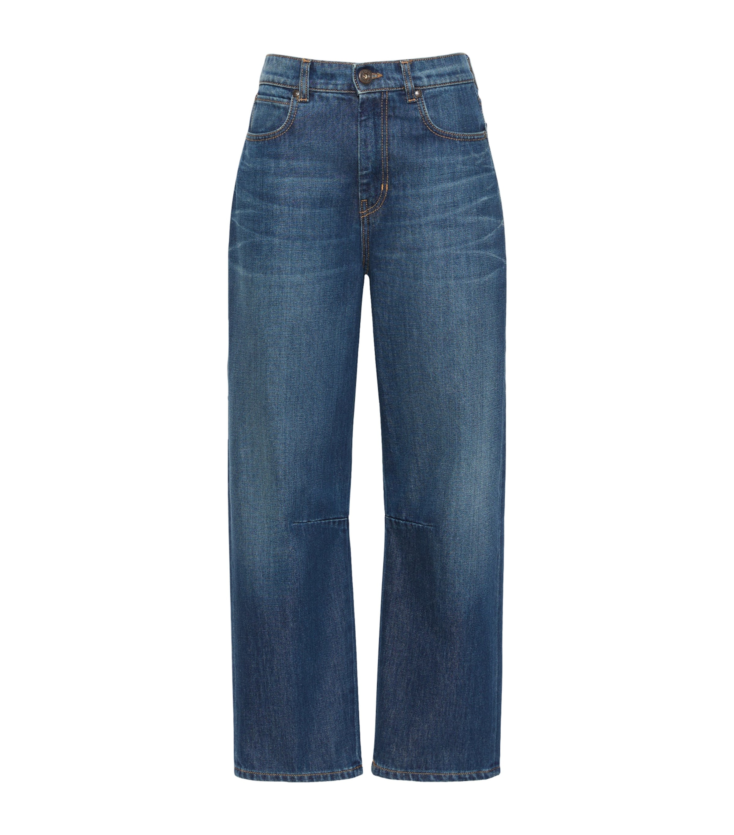 Weekend Max Mara Womens Barrel Jeans Navy