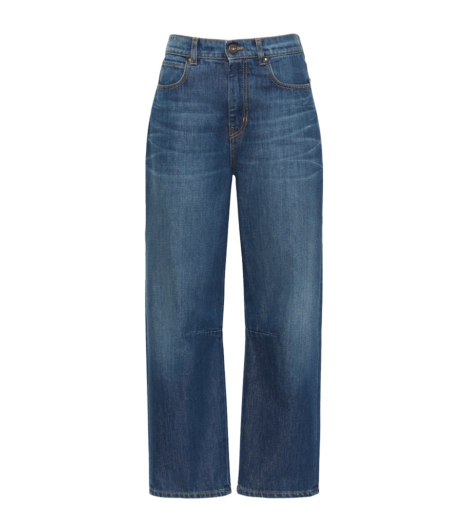 Weekend Max Mara Womens Barrel Jeans Navy